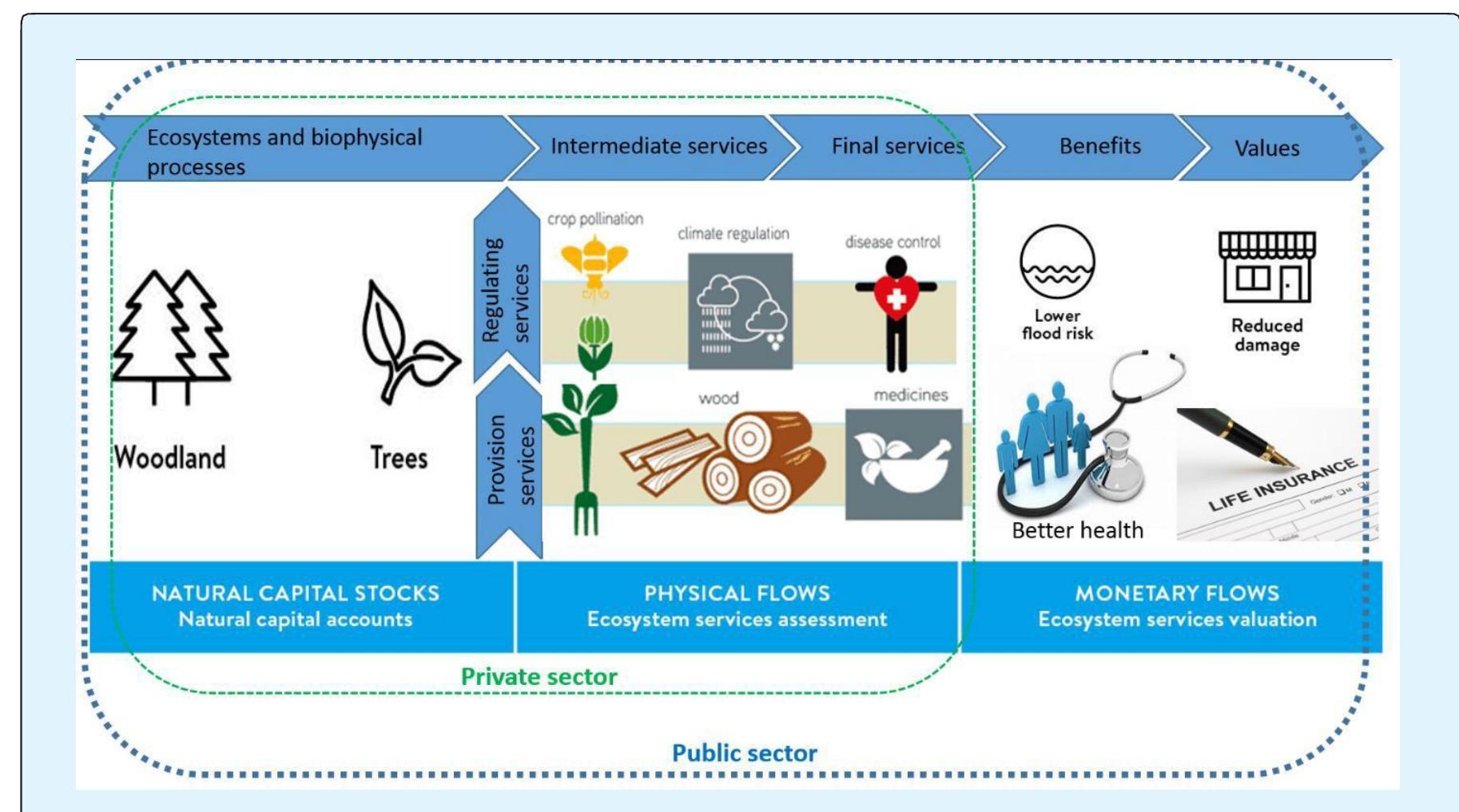 Human welfare depends on natural resources and ess is a