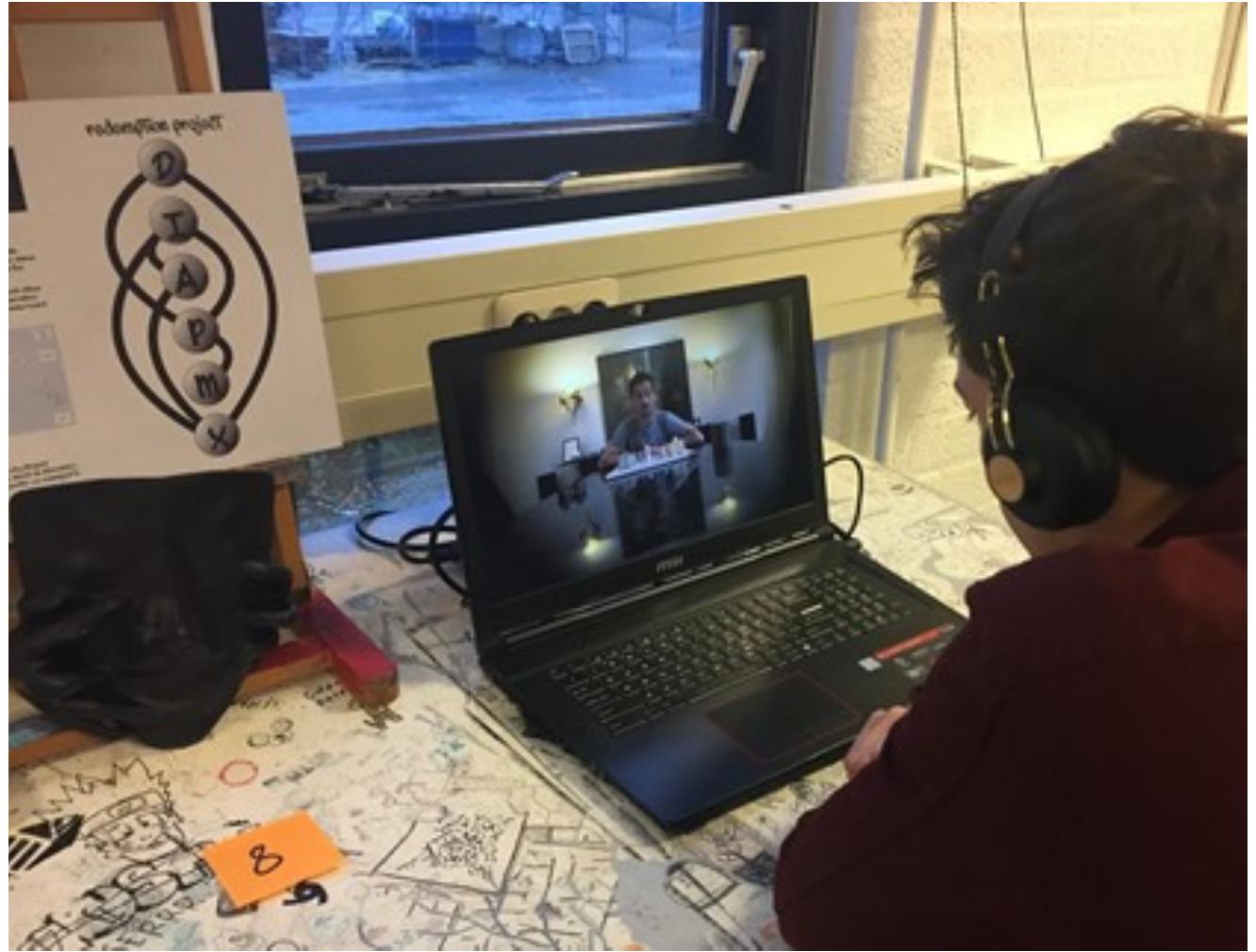 Figure 4: Interactive movie experience realized with PowerPoint 