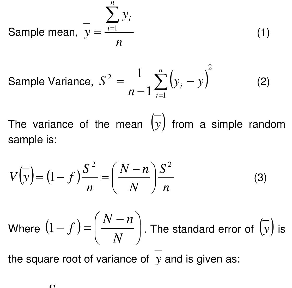 (PDF) Efficiency of some sampling techniques