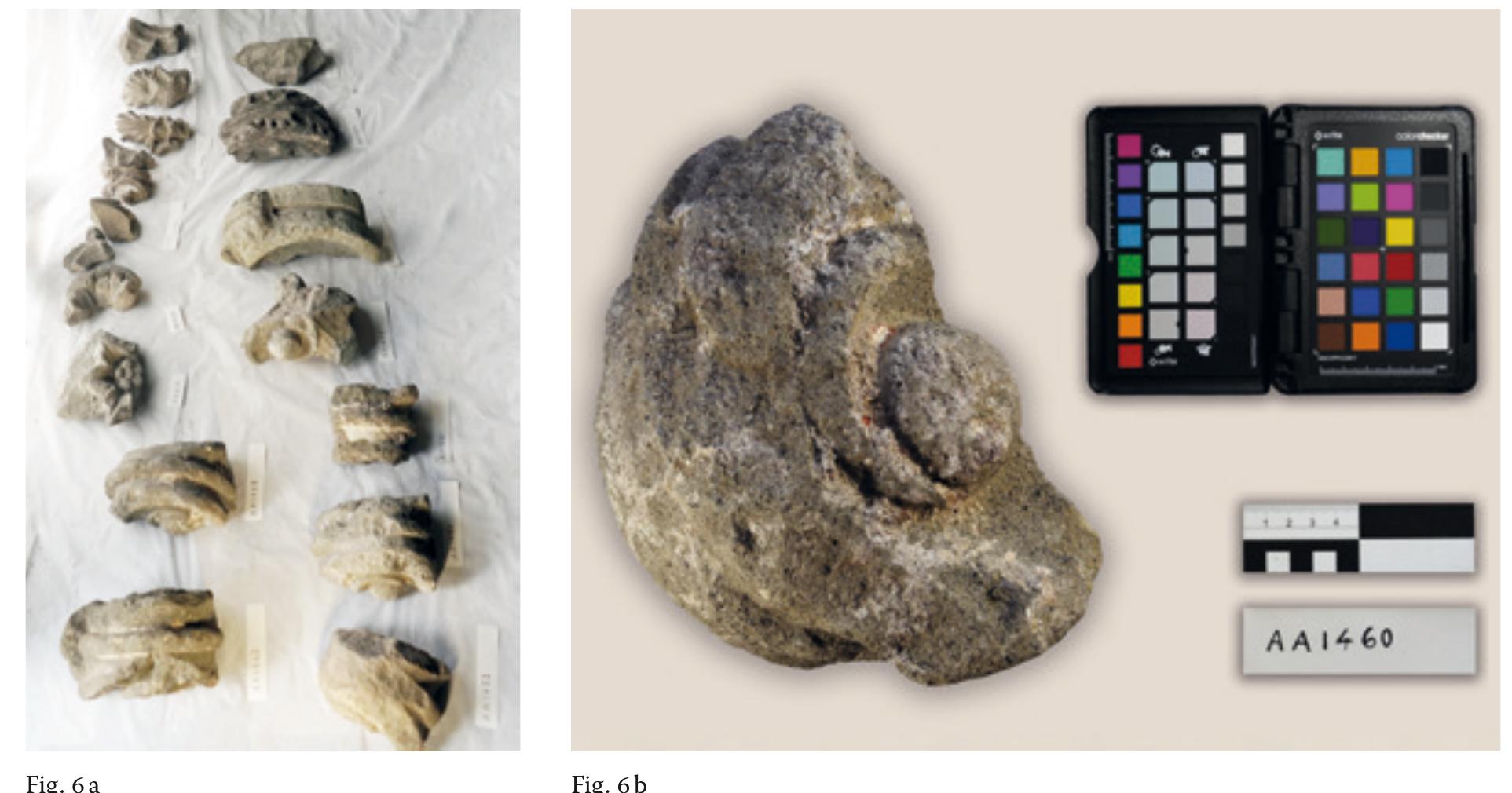 How a Temple Survives. Resilience and Architectural Design at Temple A of Largo Argentina  positioning of rather inhomogeneous tuff surfaces. As mentioned before, the use of a  prstotet o1uil y LO ALLOY LIIALALLELIOUNL 101 ULL JAS beets tied Ui UID CUIUIII UL Usilio. The capital fragments include volutes, pieces of egg and dart (perhaps from the echi- nus), and palmettes (fig. 6). The rather large size of the volutes and the lack of traces for  the attachment of acanthus leaves make us t since the volutes have two show sides, they s capitals with volutes placed in the diagonals. kinds of decorative variations and, although t  hink that these are parts of Ionic capitals; eem to have been part of four-sided Ionic  This type of Italic-lonic capital comes in all  he number of examples is limited, it seems  to have been a tradition of Hellenistic Sicily, whence it travelled to Roman Campania and Central Italy’. Provided this interpretation is correct, then the newly identified Ionic  column fragments of Temple A support the t  heory of a rather early (meaning late 4" or  3" cent. BC) appearance of the Ionic order on monumental architecture in Rome”. 