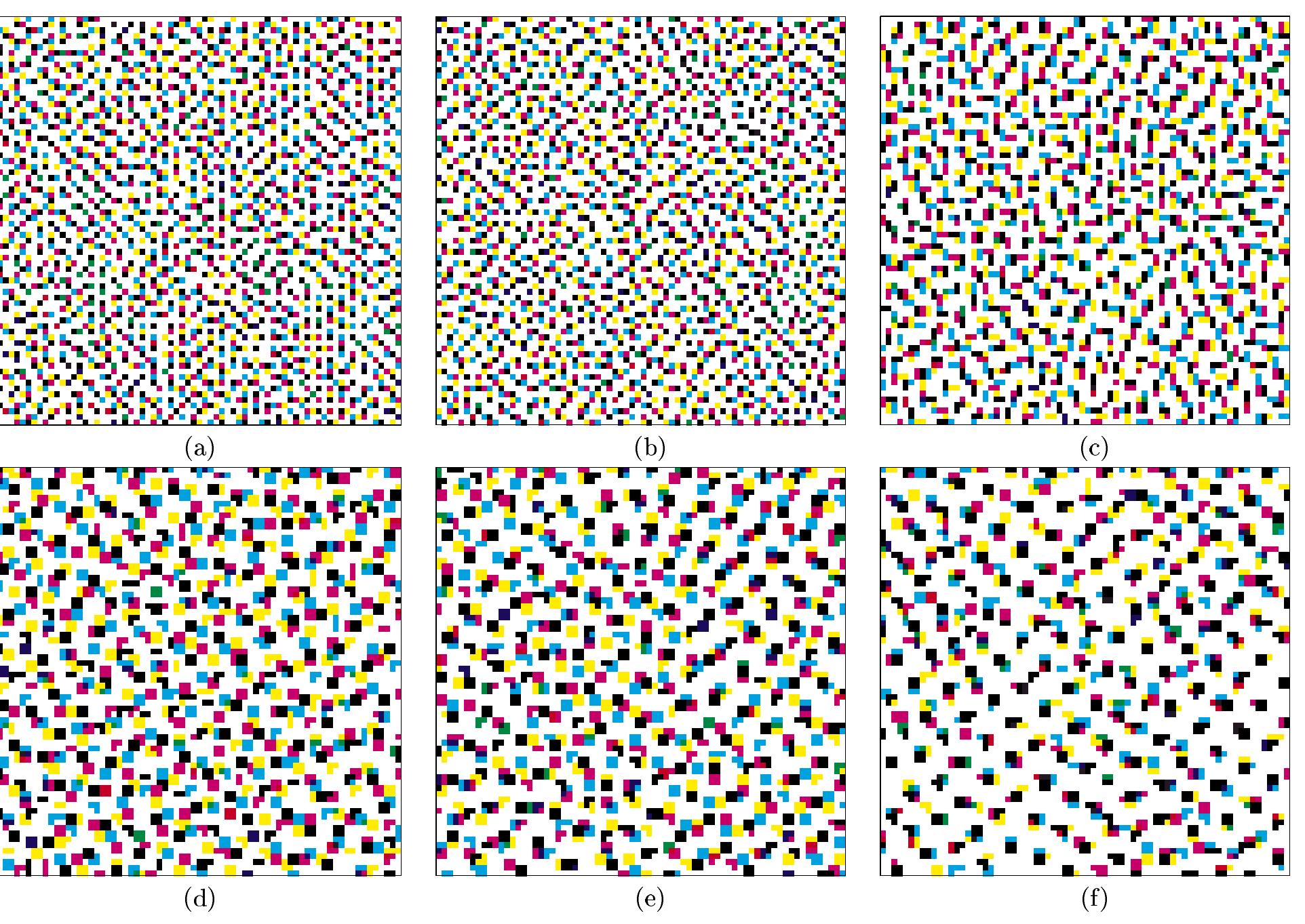 Dither Matrix Examples Figure 16 - from Digital color halftoning with generalized