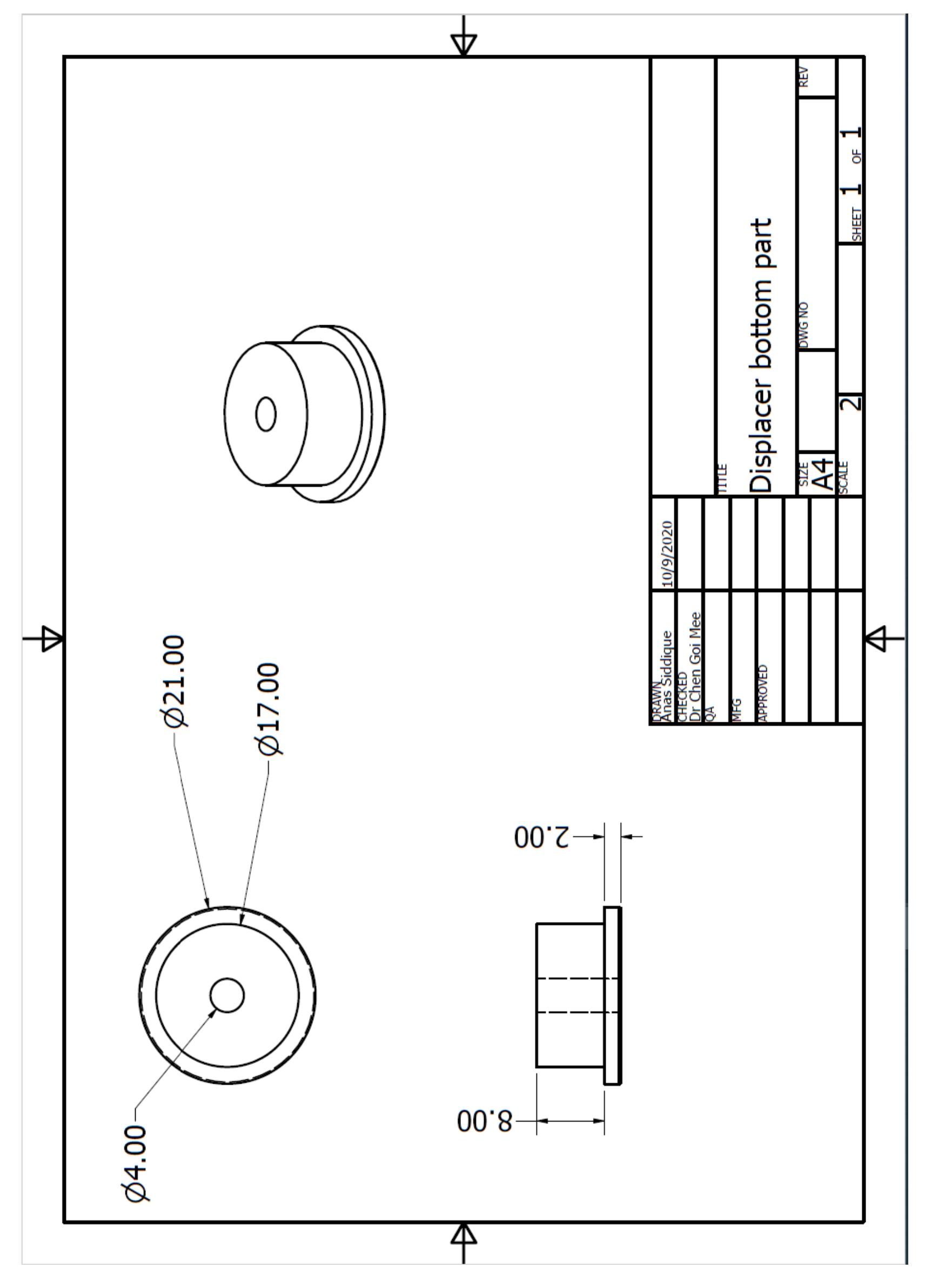 Figure 126 - A SOLAR POWERED STIRLING ENGINE