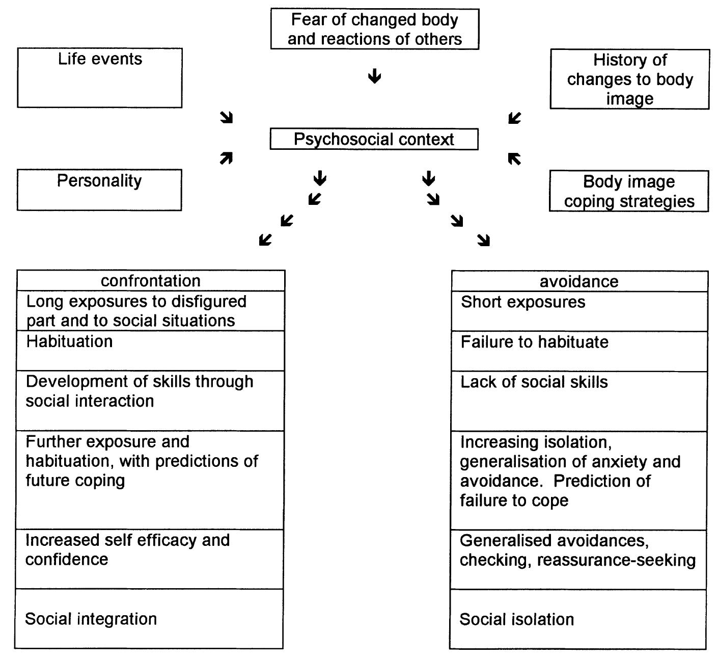 Figure 3 - from Altered body image: a fear-avoidance model
