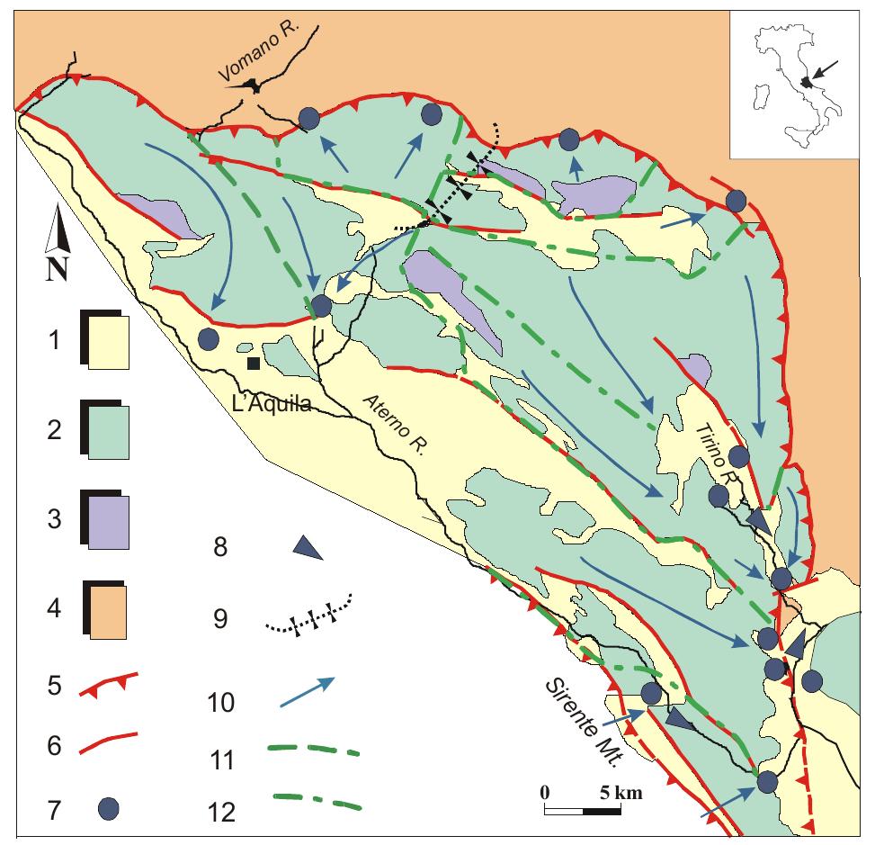 To the north and east, the permeability boundaries of the