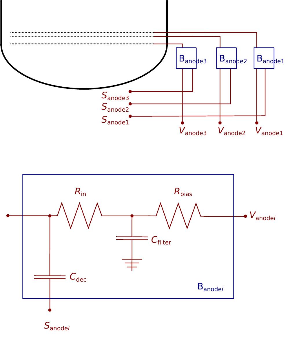 Schematic of the circuit to bring high voltage (vanodei, 1