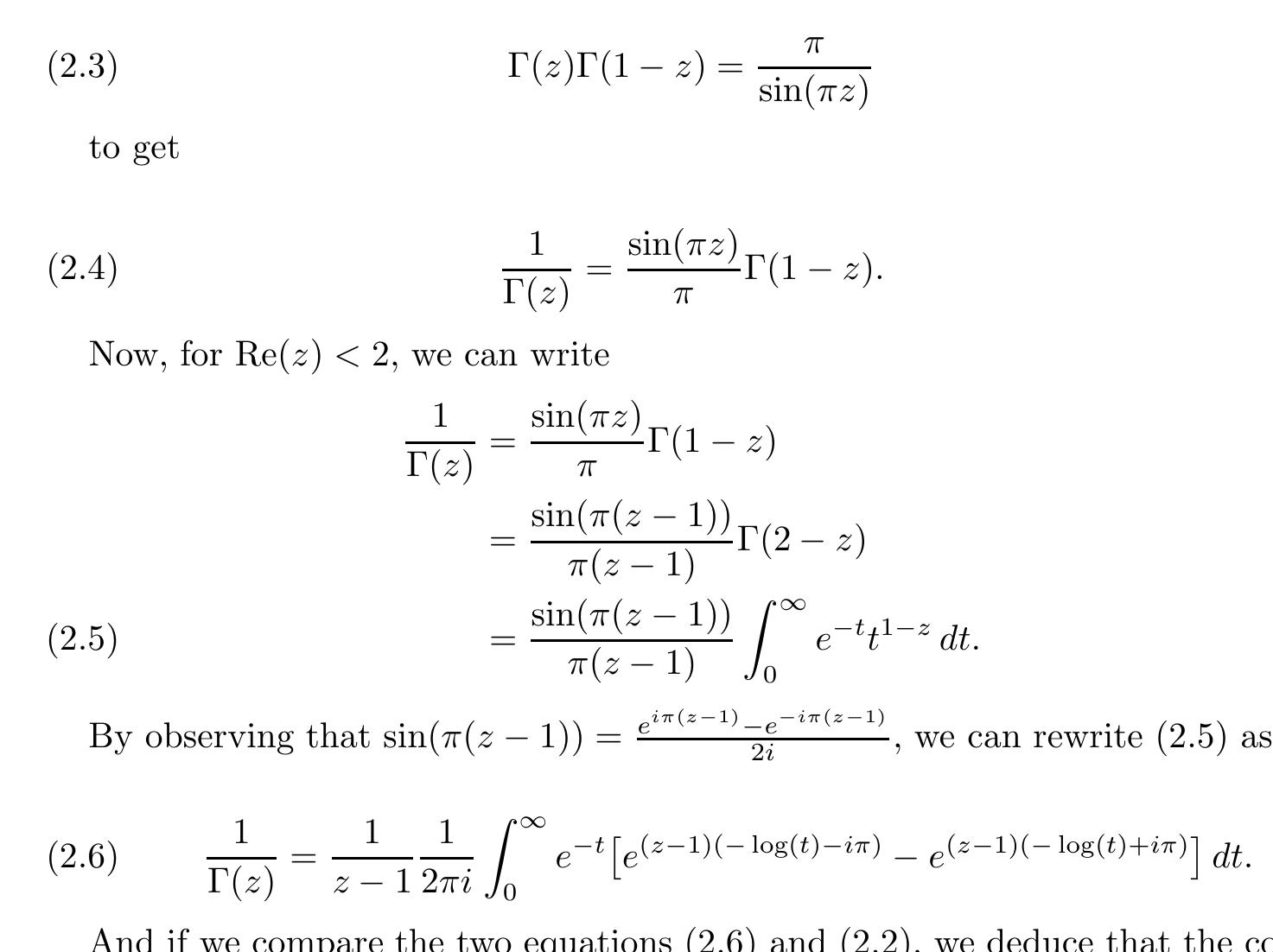 (PDF) On the Power Series Expansion of the Reciprocal Gamma Function