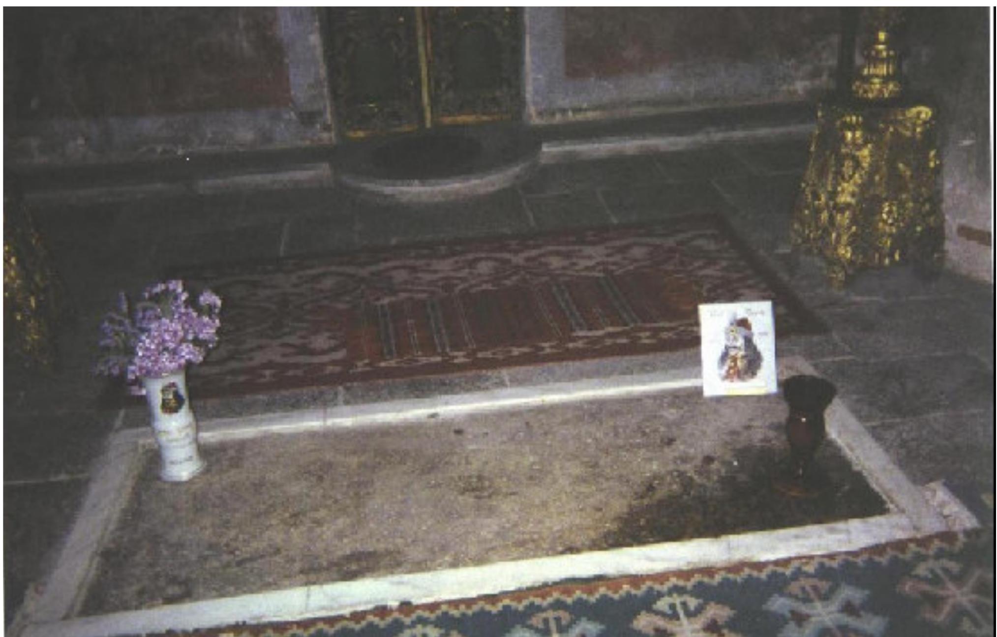 ANNEX 11 — Photograph of Vlad Tepes’ burial site in the Snagov Monastery. Taken from Miller (p 39). 