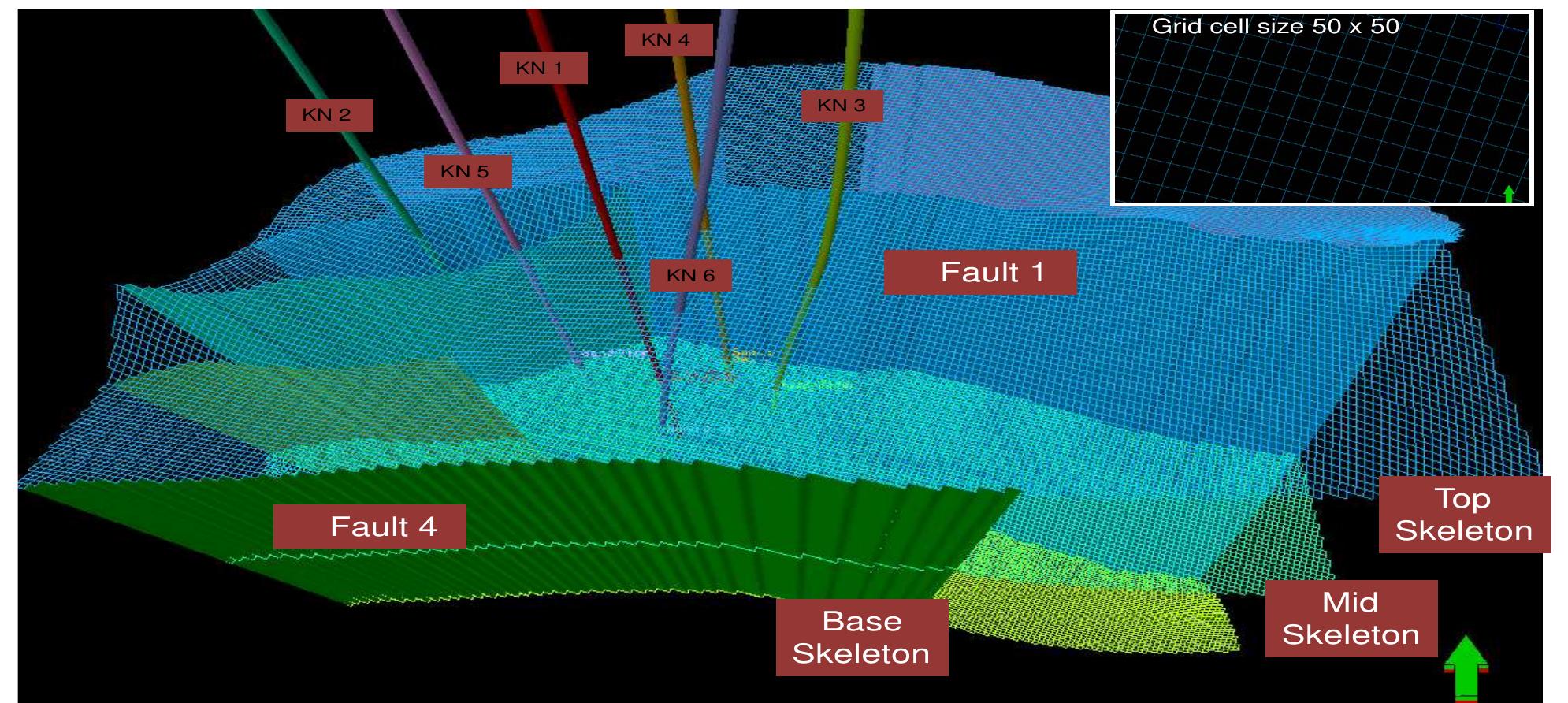 Depth Structuremap Image Top showing depth structure map of sand 9.