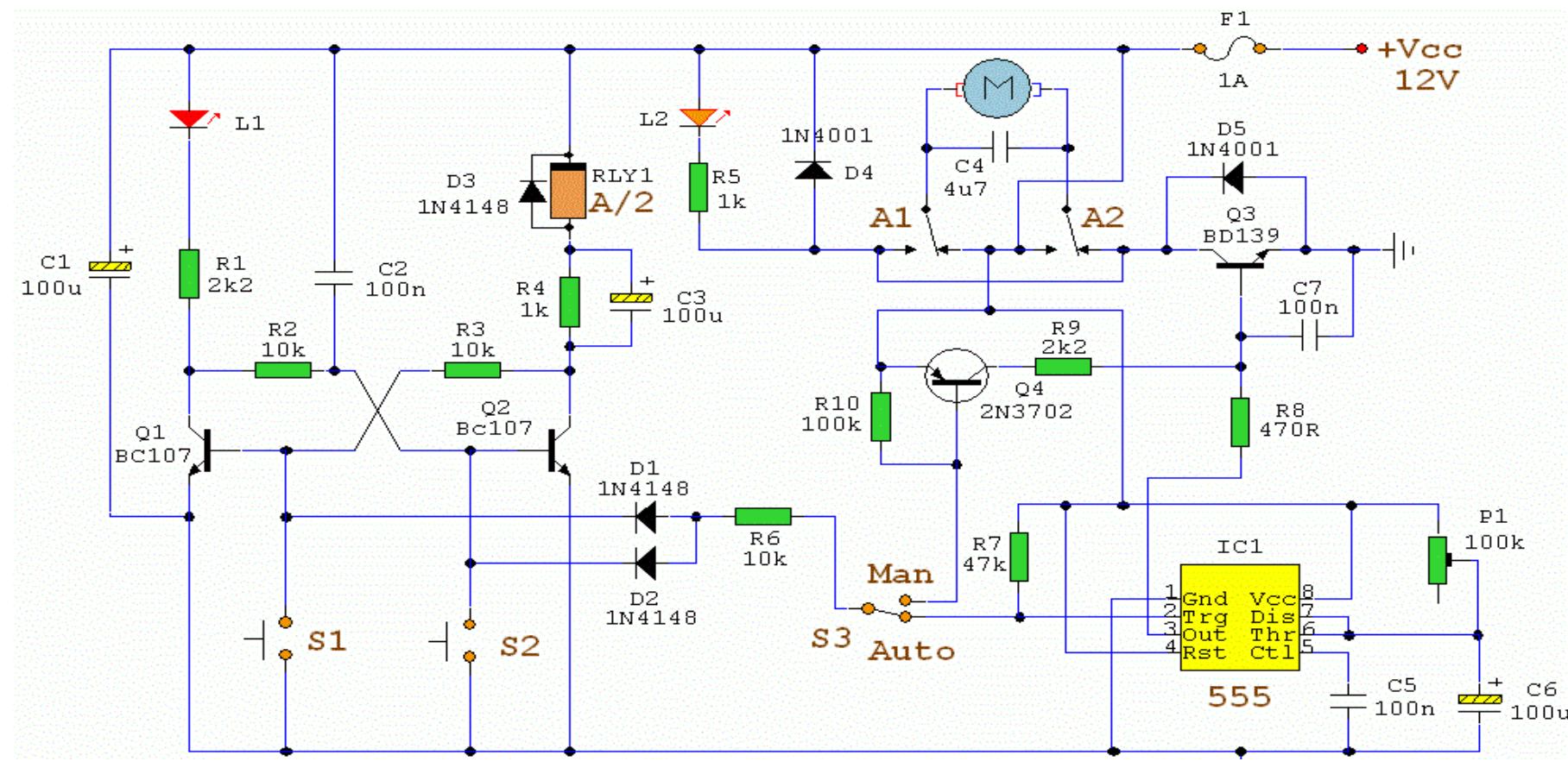 1: circuit diagram of a microcontroller