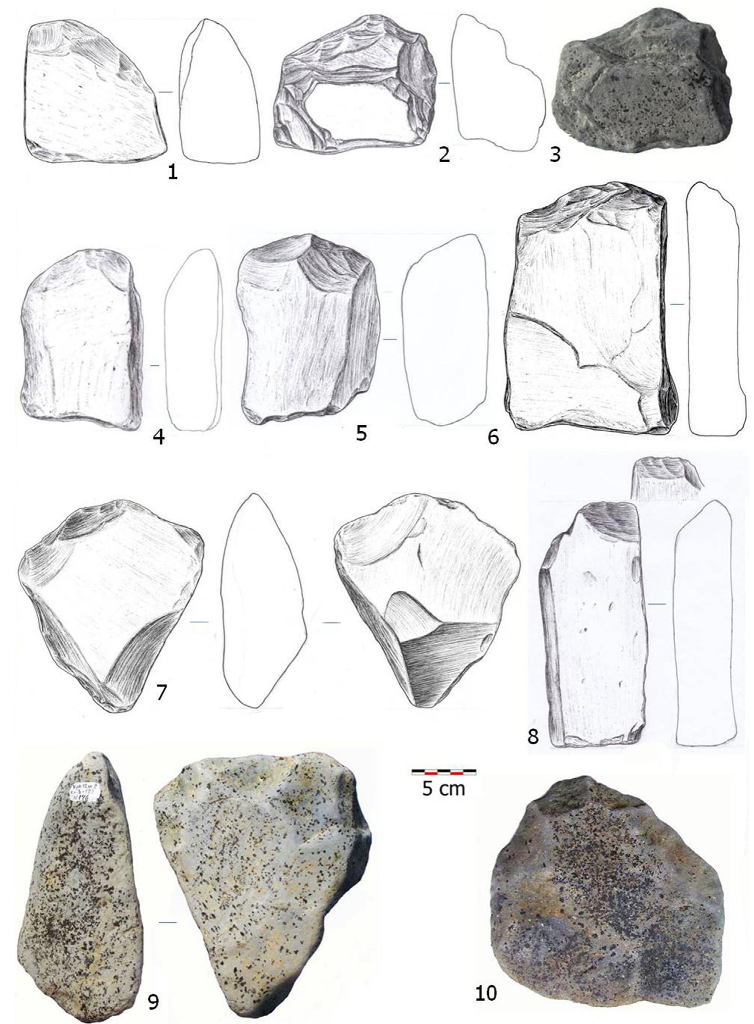 Karakhach site. a - view of on the quarry of karakhach and