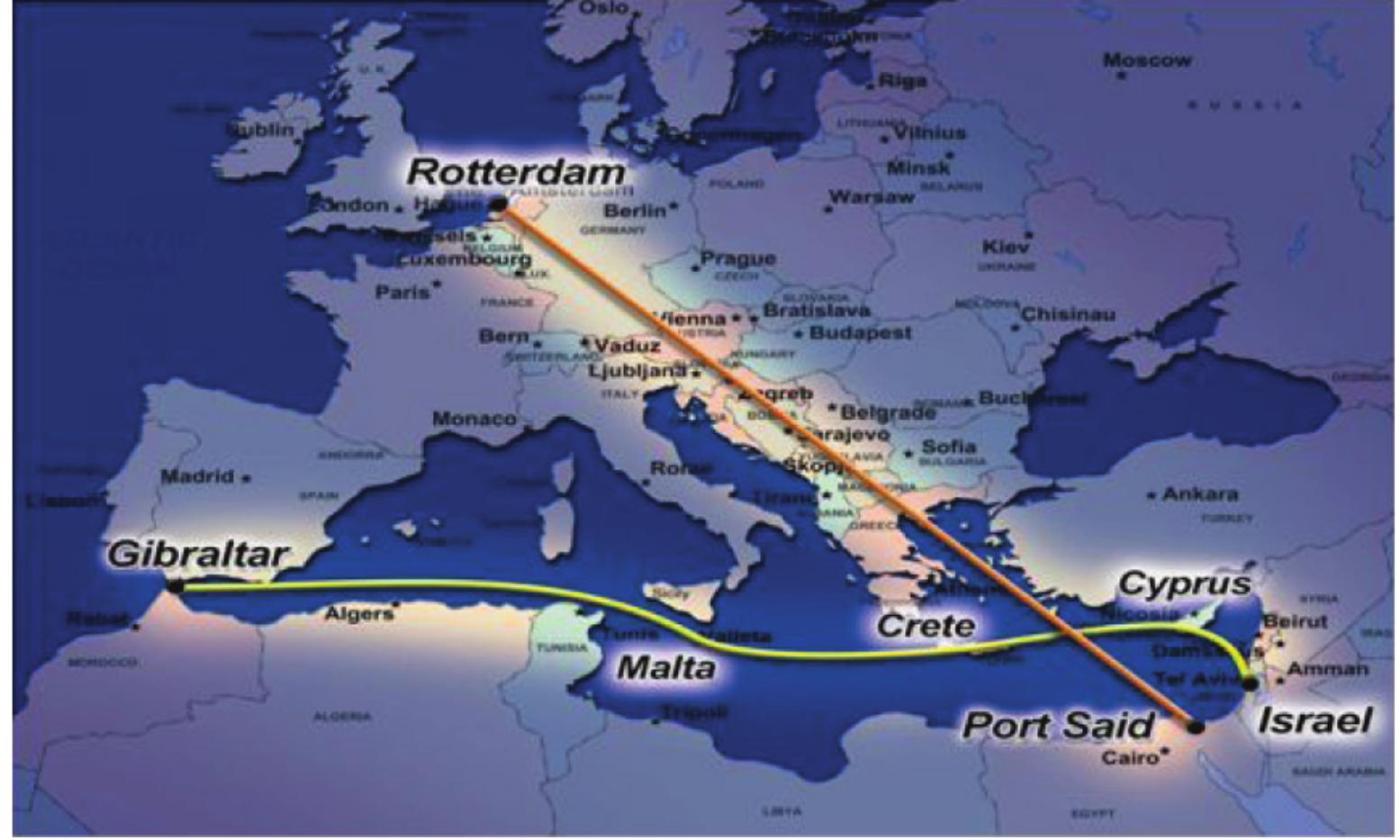 Line Rigo Potential delineation of economic exclusive zones (eez) in
