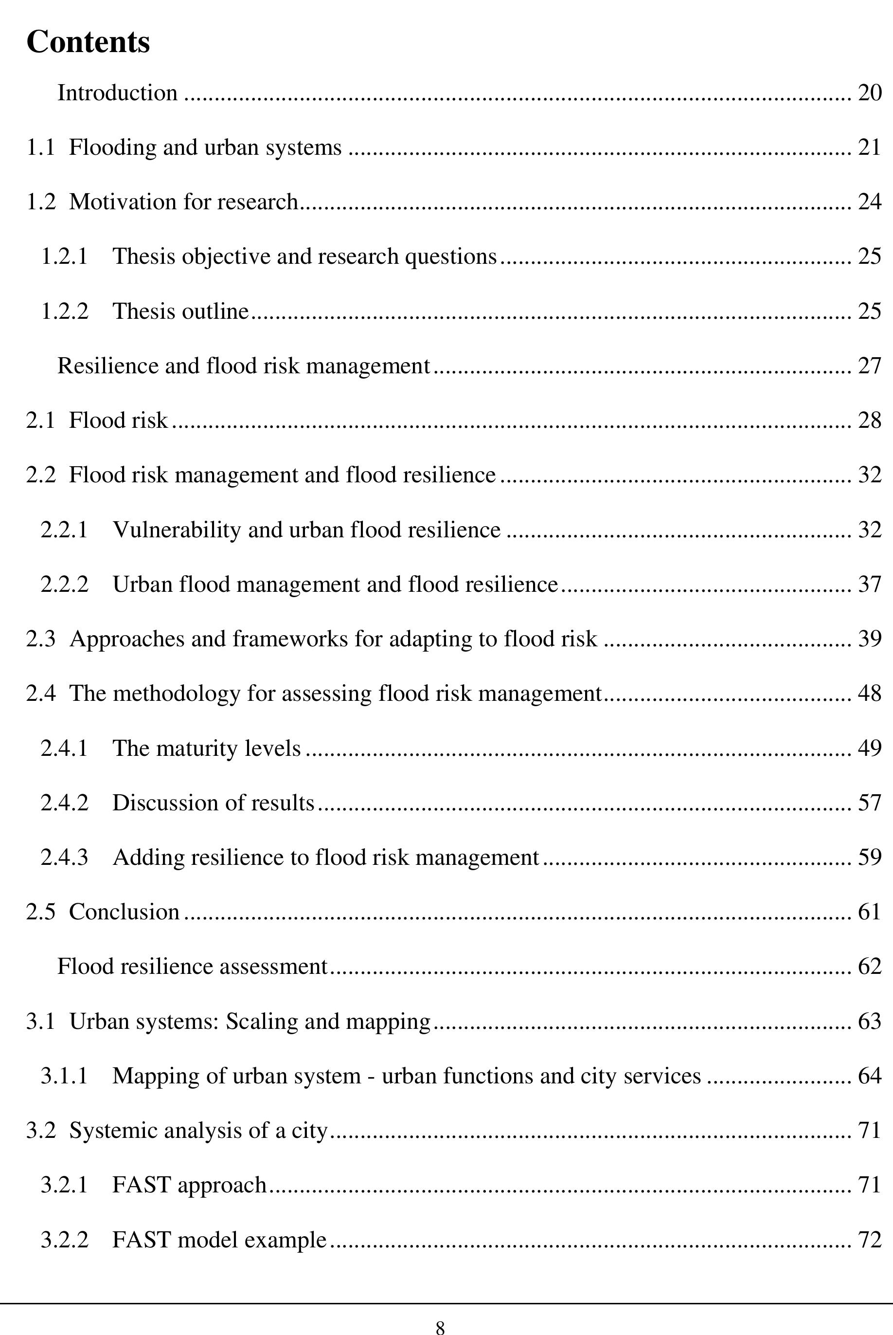 (PDF) Methodology for flood resilience assessment in urban environments ...