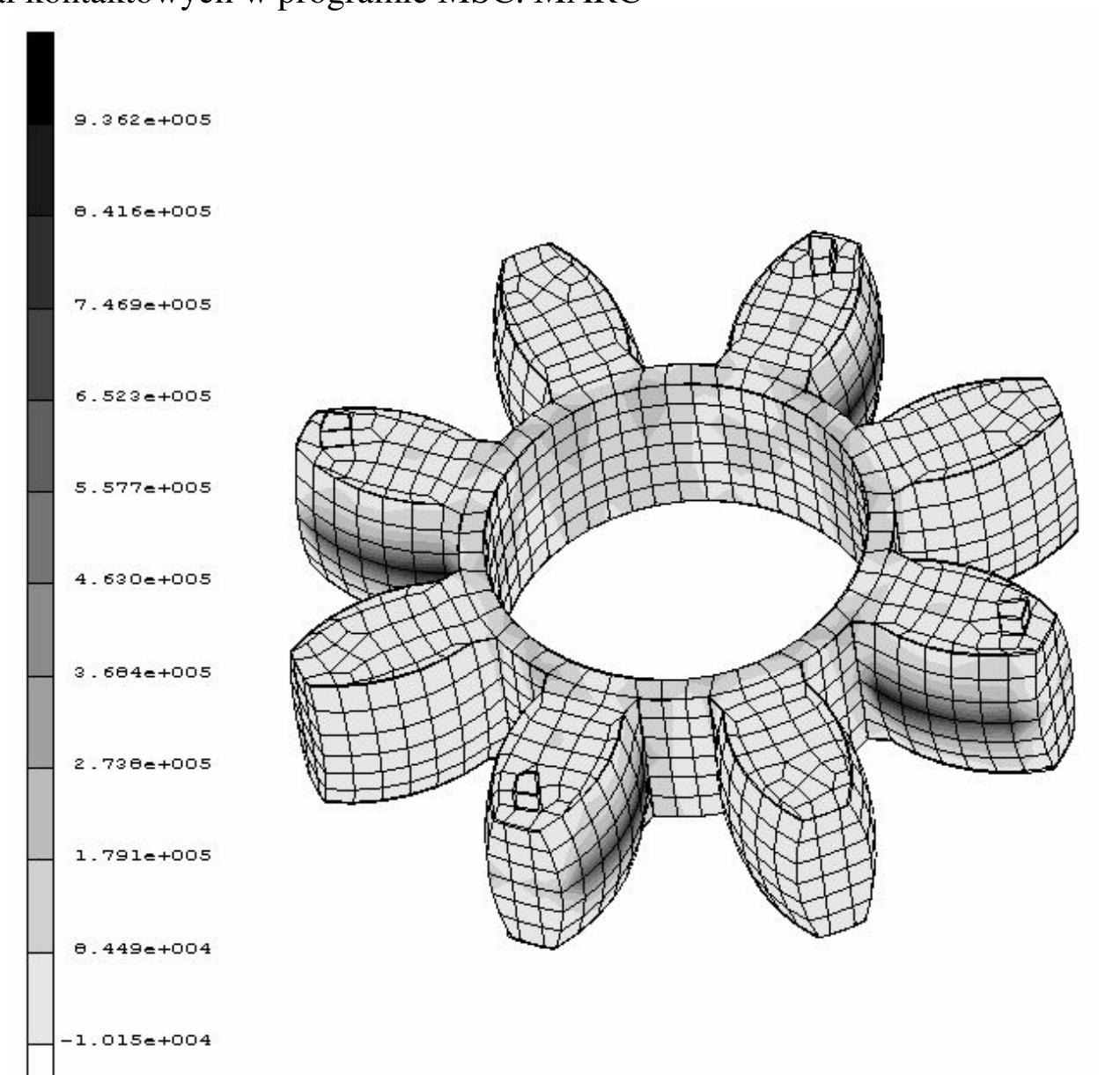 Figure 9 - FEM model of flexible coupling ASR type