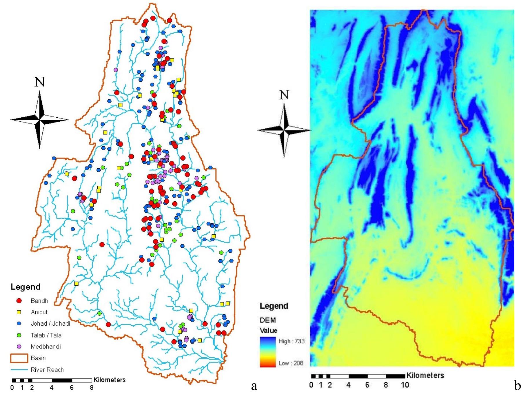 -11: a. the different types of rwh structures and their