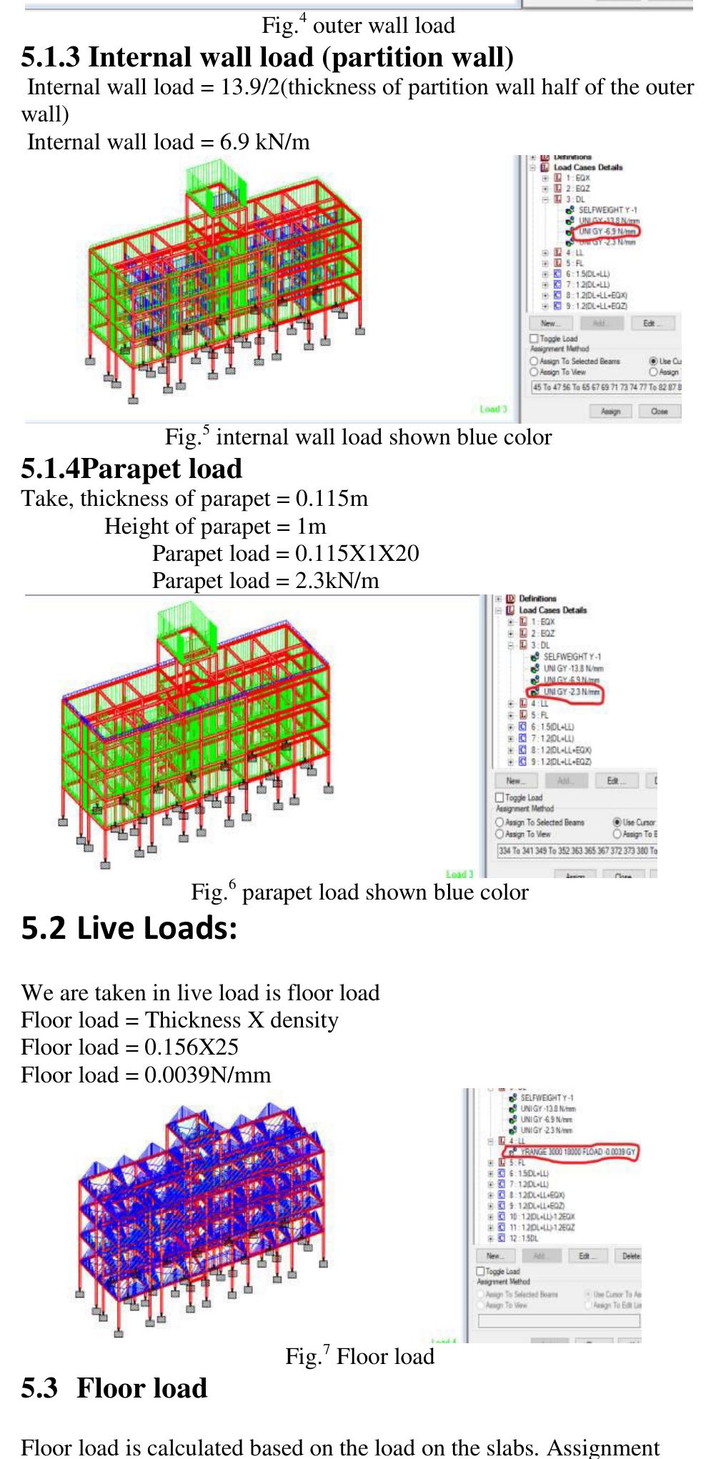 The intensity of the floor load taken is: 0.0015n/mm/?
