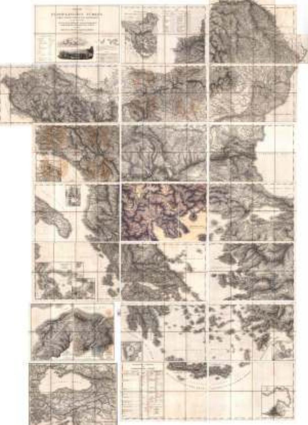 Figure 4 - from Franz von Weiss’ maps of SE Europe (1821,