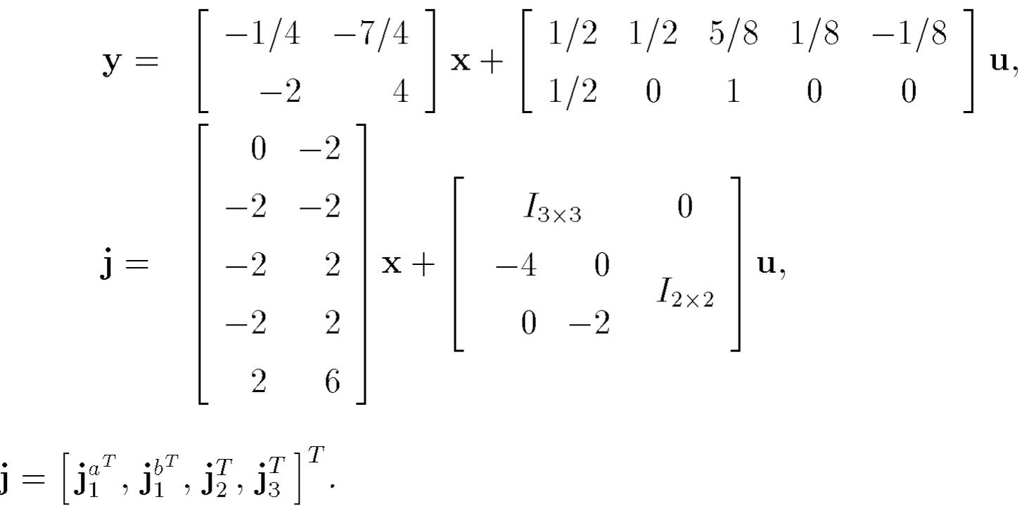 has the equivalent implicit representation  5.4 The second model of van Bokhoven 