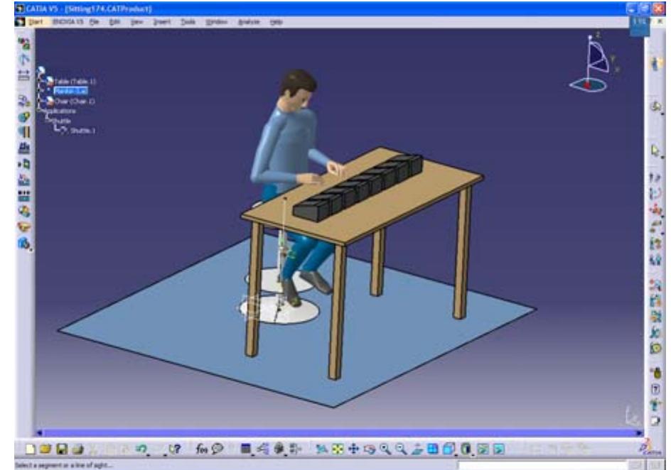Operator Isometric Illustrates isometric and front side views of a subject