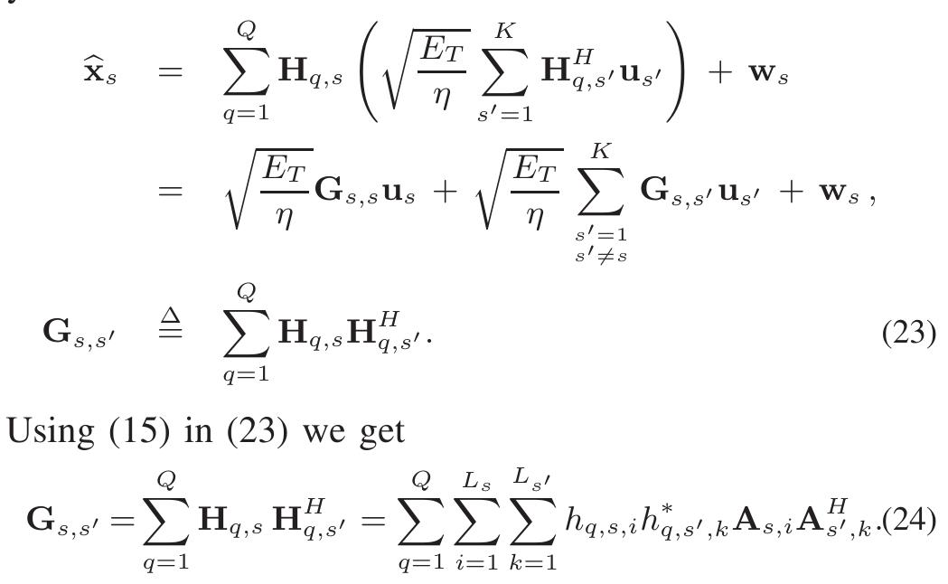 Figure 1 - from Low Complexity Precoding and Detection in