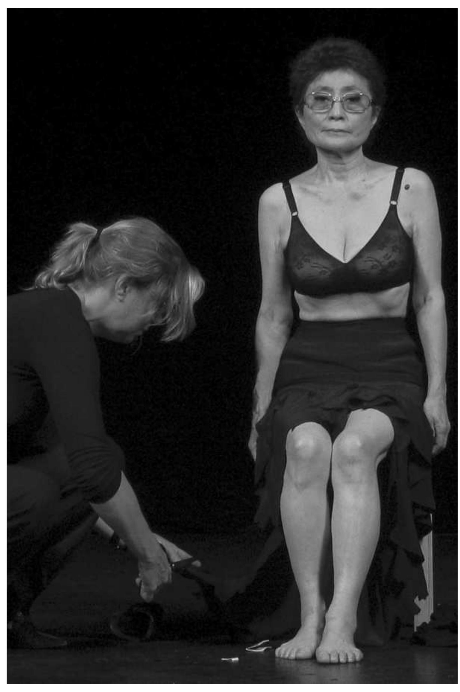 yoko ono cut dress Yoko Ono's Cut Piece at the Ise Foundation