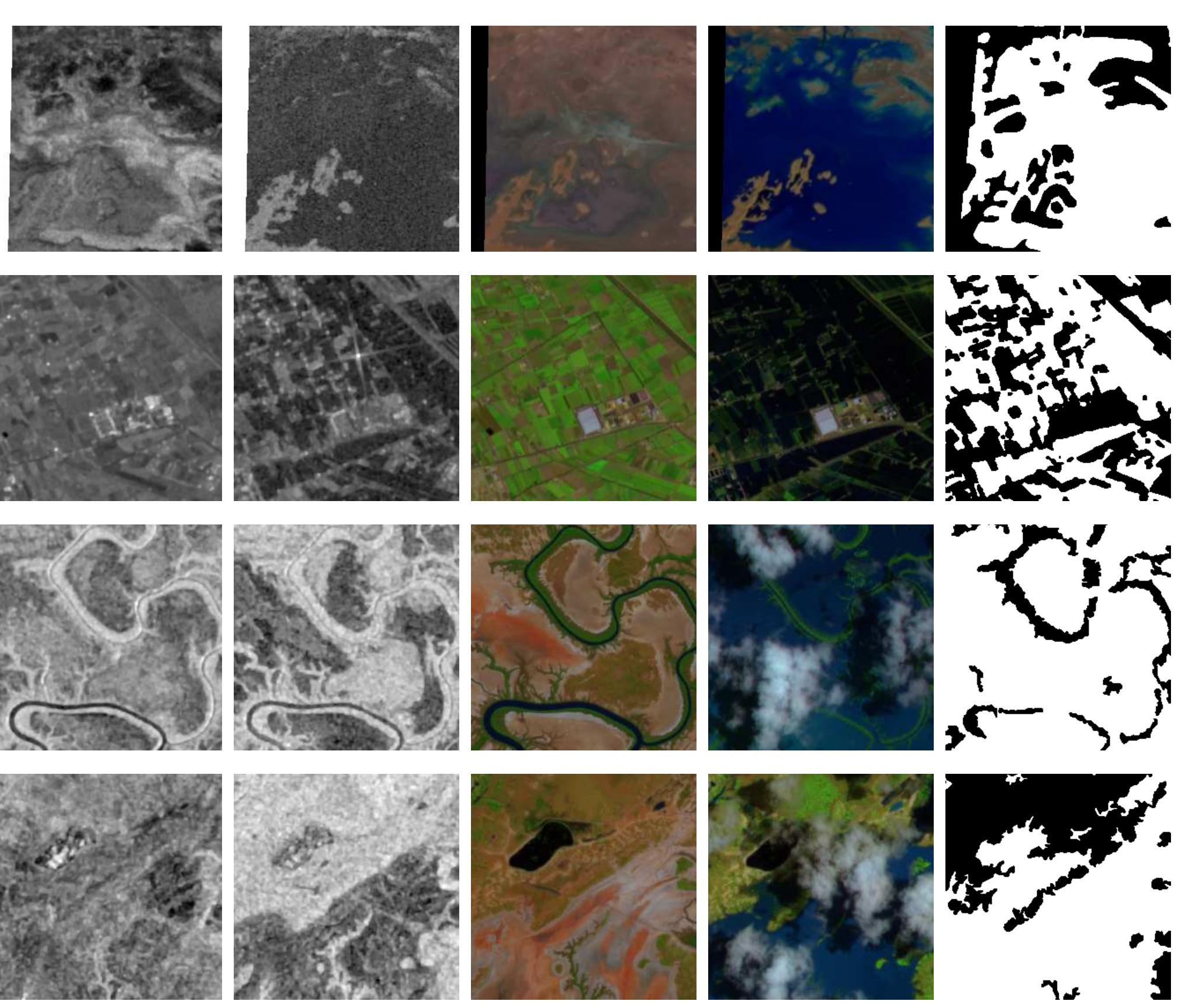 Sentinel Dataset Figure 2 - from OmbriaNet - Supervised flood mapping via