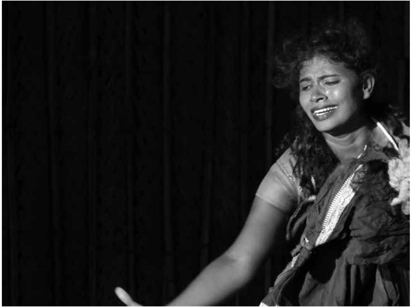 SOLO performance at play ‘Thali’ in Nallur, North Sri Lanka. 