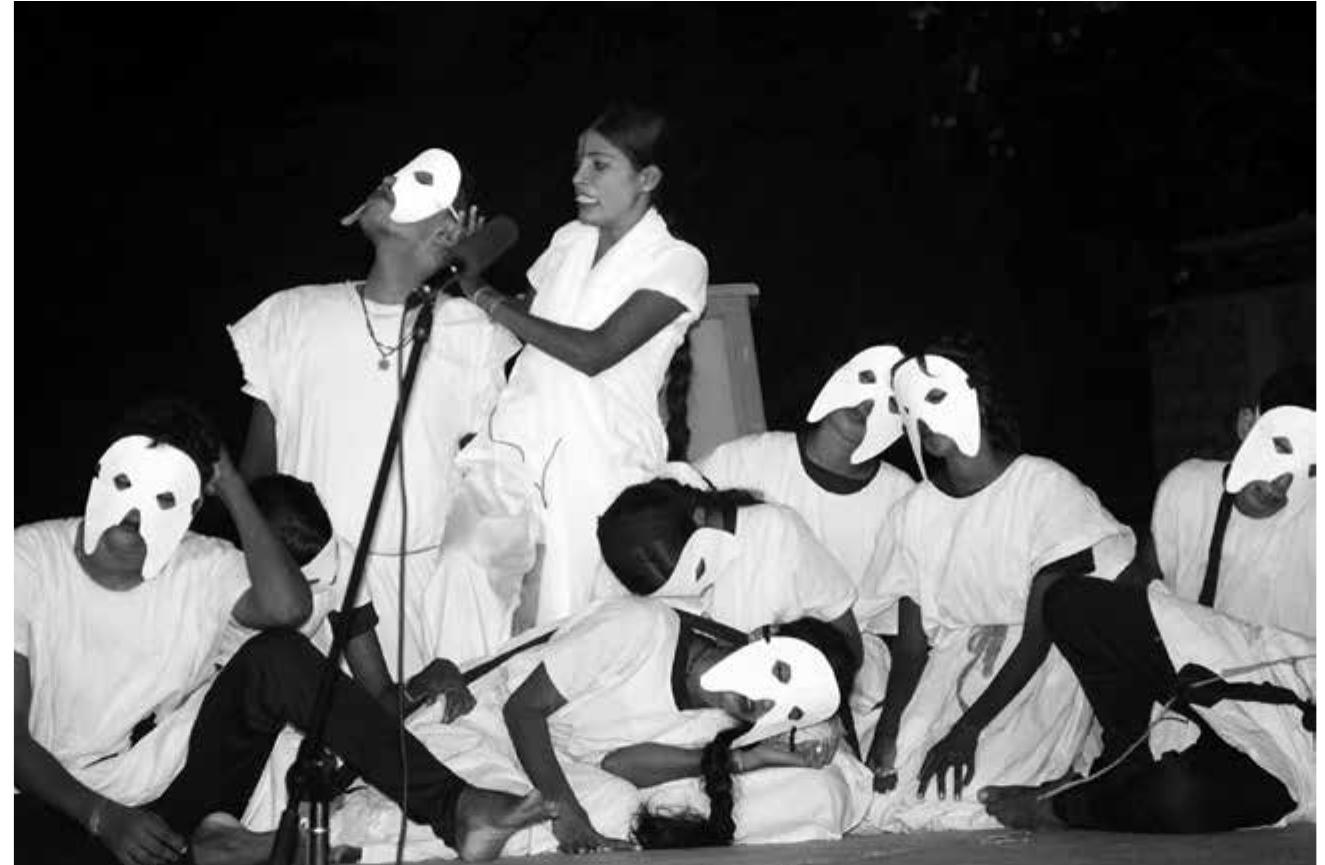 Play image about political satire in North Sri Lanka. 