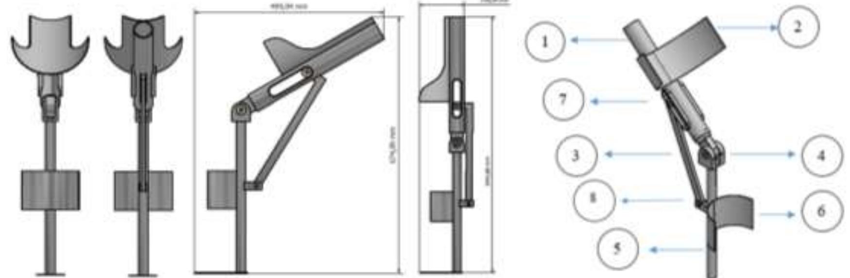 Figure 3 - from Product design of chairless chair based on