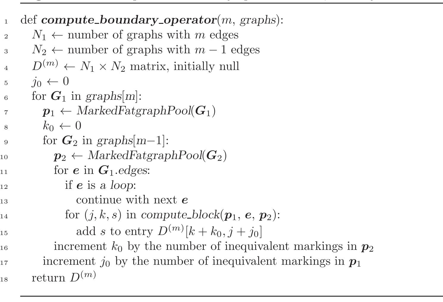 Table 7 - from 2 Fatgraph Algorithms and the Homology of the