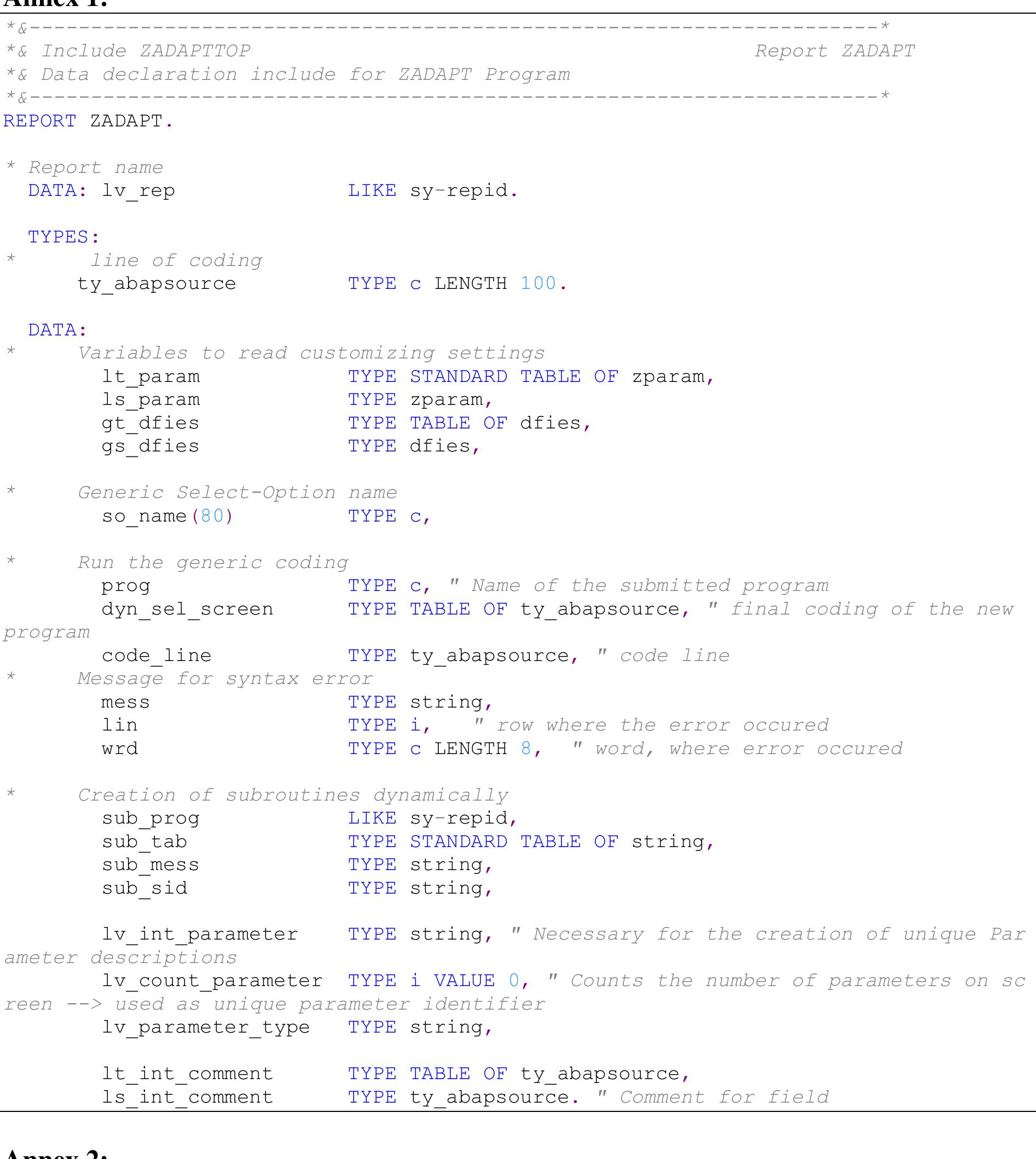 (PDF) Dynamic Selection Screen Generation for SAP Solutions