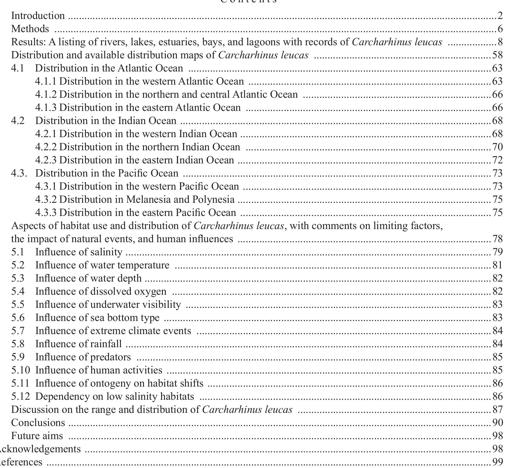 PDF) Synopsis of global fresh and brackish water occurrences of the bull  shark Carcharhinus leucas Valenciennes, 1839 (Pisces: Carcharhinidae), with  comments on distribution and habitat use, image size:1754x1604