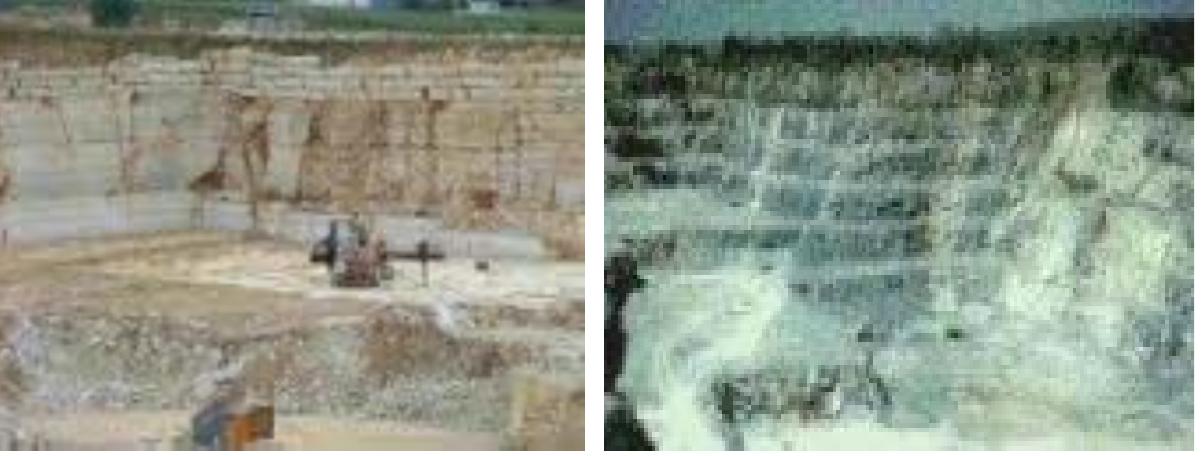Figure 1.4: Photograph of limestone quarry. 