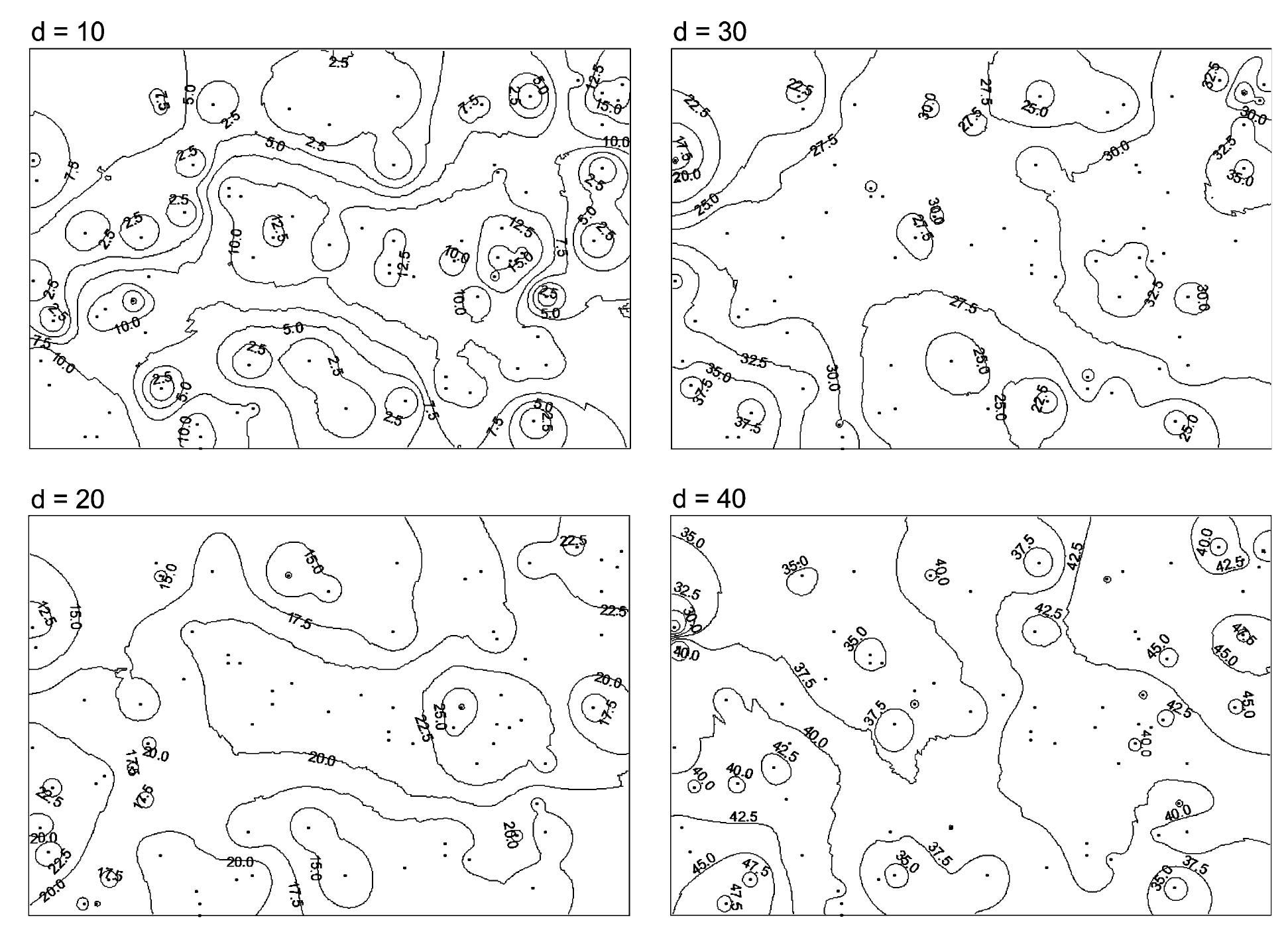Spatial Point Pattern Map (PDF) A comparison of methods for the statistical analysis of spatial ...