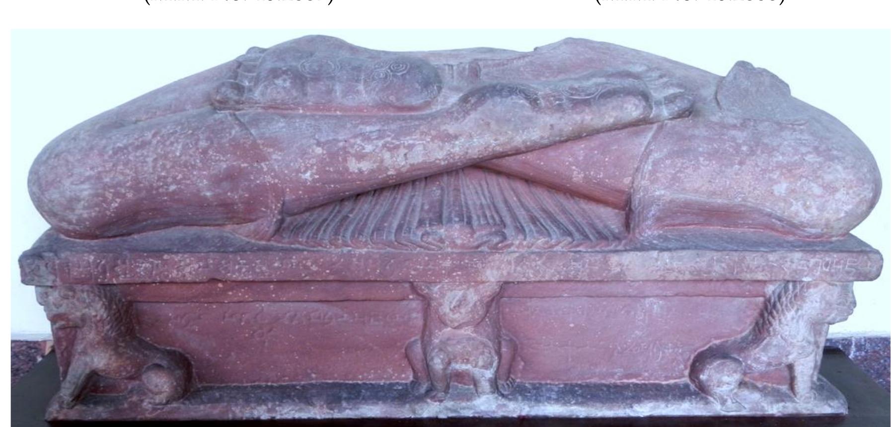 Figure 6: Lower part of the Buddha image from Vrindavan (M.M. No. 74.26) 