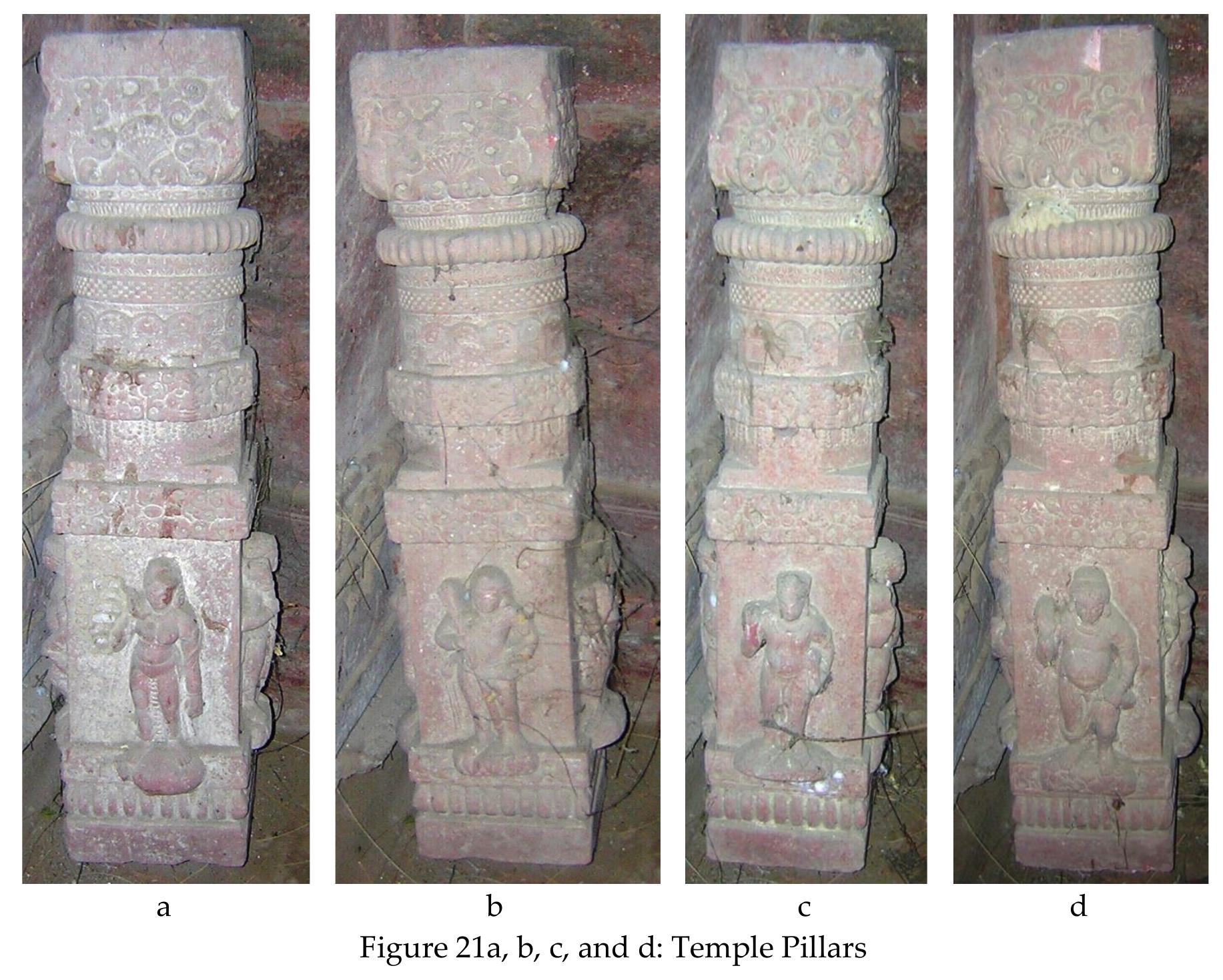 of Hathibaba Tila and Gurudwara Tila are quite disturbed but datable to at least the Kushan period. Terracottas of late medieval/ British period are observed at both these mounds as is clear from the photographs of Upadhyay (1988: Figs. 1-2) attesting to the continuity of these two mounds till recent times. At the site of the mound at the Gurukul road and Ahirpara Tila deposit found in association with late medieval, British period terracottas was observed but at all such similar sites in Mathura city anc its vicinity Kushan period or earlier deposit was traced in the lower levels and the habitation or structural activity at these sites was only limited to the Kushan period and during the late medieval period, these probably acted as centers of terracotte manufacture. This indicates that most of the above mentioned mounds might be datable to the Kushan period in antiquity, if not earlier.   Sculptural Findings from Vrindavan 