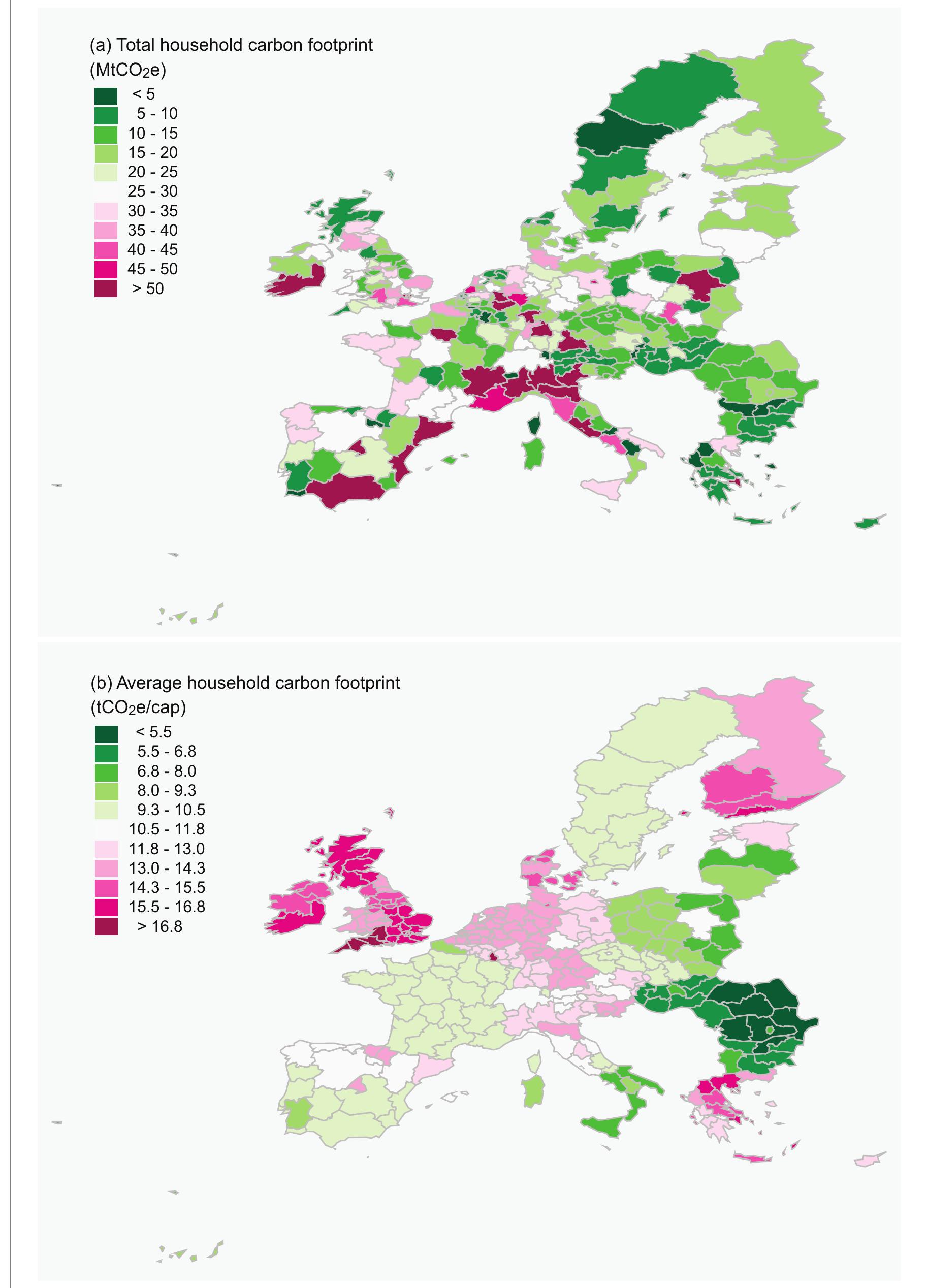 (PDF) Mapping the carbon footprint of EU regions