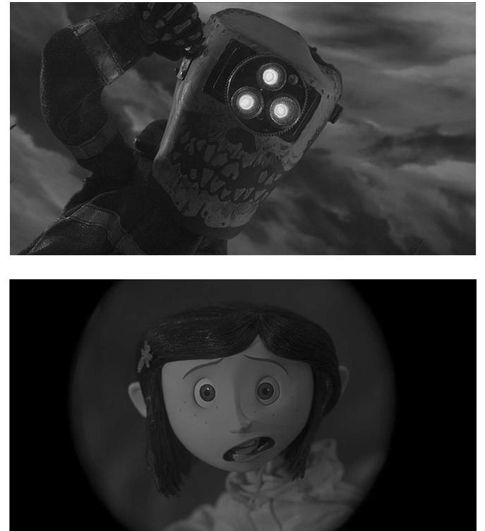 Such encounters exacerbate Coraline’s isolation and her frustration towards 1er parents, who are preoccupied with their work. On multiple occasions Coraline alls out to her parents who, being busy, are slow to respond. This quotidiar yarental negligence supplies a conventional set up for a child-adventure story und the parent-child scenes foreshadow precise reversals with the Other parents. Another crucial shot-reverse-shot is deployed with a zoom effect when Coraline neets her Other Mother. The Other Mother responds immediately to Coraline’ all, turns around and offers direct eye contact to Coraline, save for the fact hat she has buttons in the place of eyes. This face-to-face encounter is a key variation on the earlier repetition of uncanny encounters. Coraline knows thi: s not her mother, but the scene presents a successful hailing or interpellation ir -ontrast to what occurs earlier when Coraline struggles to win the attention o:  ler parents. 