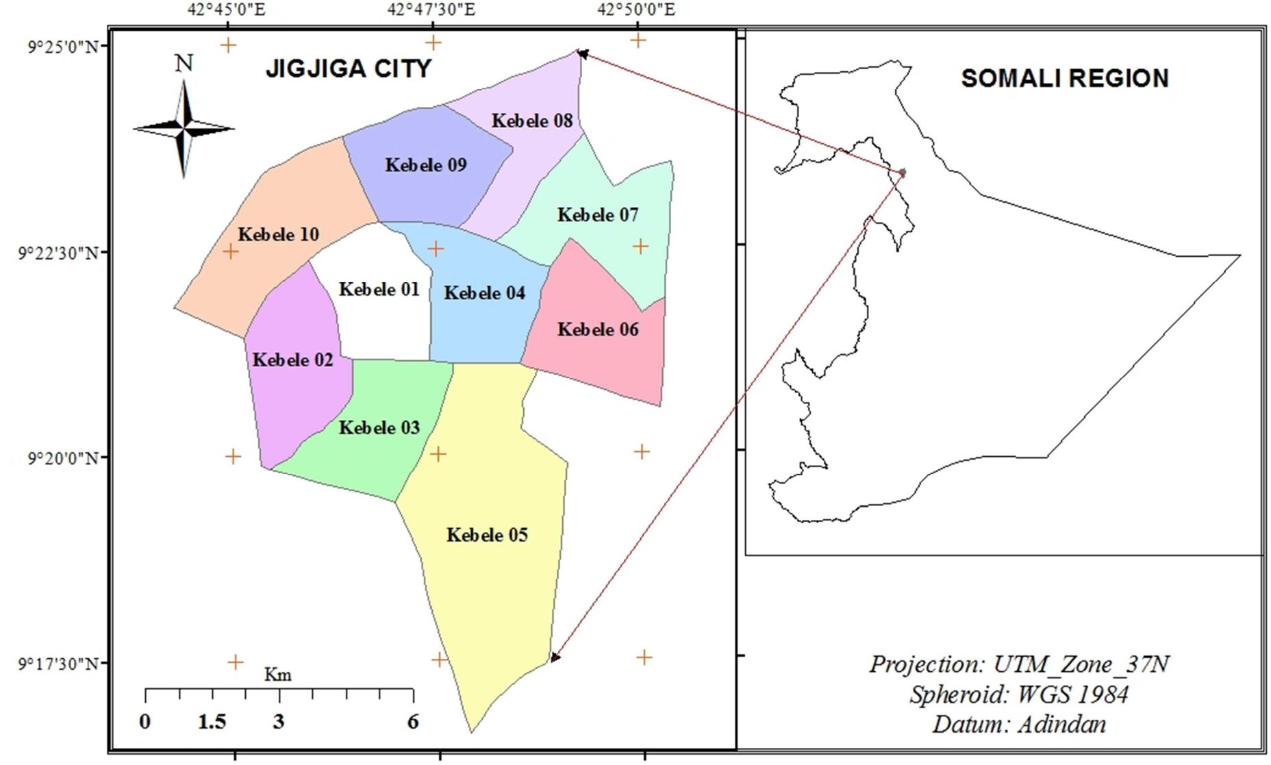 Hararge Map (PDF) Assessment of Solid Waste Management Practices and the Role of ...