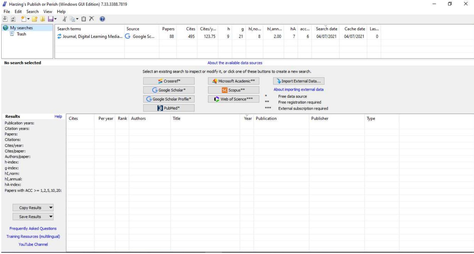 (PDF) Bibliometric Using Vosviewer with Publish or Perish (using Google ...