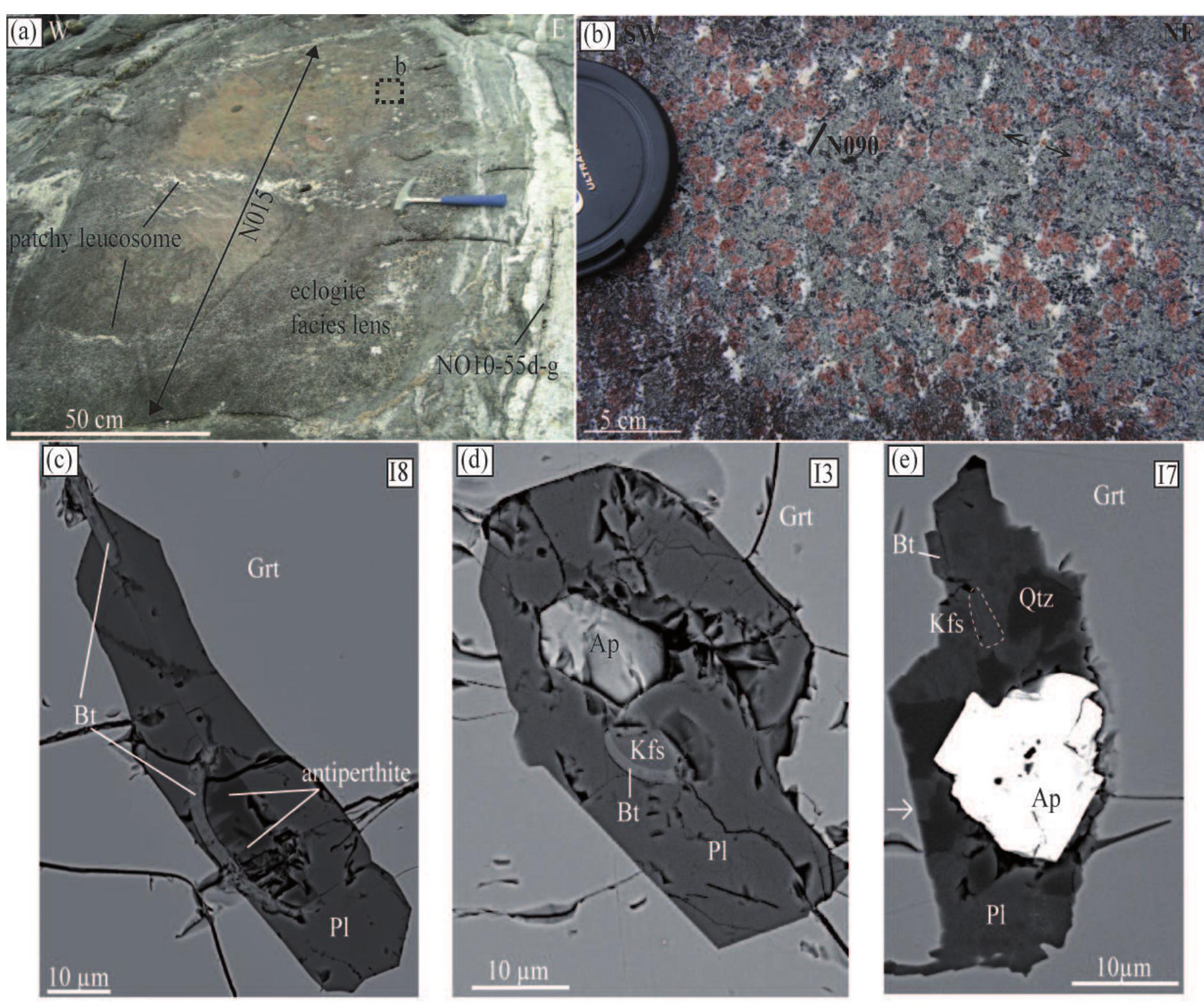Multiphase Inclusions Multiphase micro-inclusions in eclogite facies garnets of an