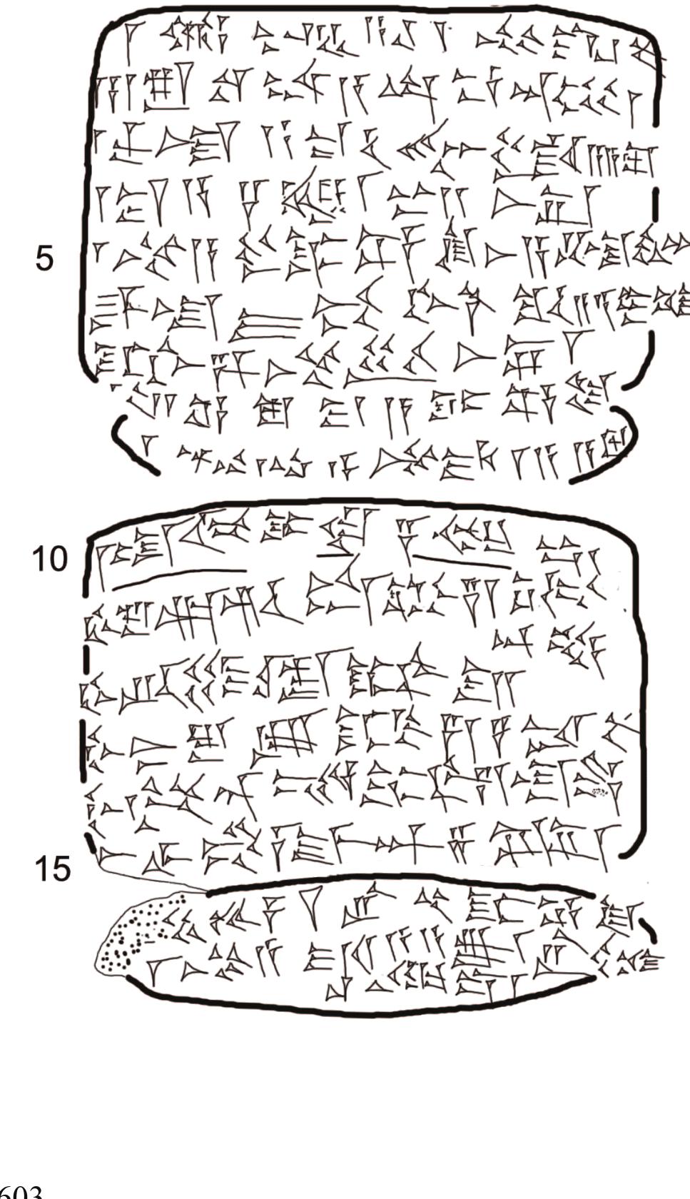 This record in landscape format combines the information where people live who owe the king’s service with the name of their registrar or summoner, “daiidlu, and with the headmen of the specific places, Sa muhhi ali, who can be assumed to control the presence of their inhabitants in general. The otherwise more common terminus for the summoner, dékii, is not used in this little corpus of texts. Not all of the drafted people seem to be householders. Some of them “dwell” in houses or on fields of other persons who are called maré Babili, “Babylonians,” referring to their native community and, at the same time, to the fact  that they are emancipa' these sejourners (who represent them in lega  householder in return  the same way as their male co-residents, be no need to register and summon them and flour for the work troops or “carrying the basket,” i.e. menial work in construction.  (otherwise there would may think of grinding  ed members of ur  for their work. As  ban families. These househo  may have the status like an unemancipated issues. Among the “dwellers” are some women and their children who seem to be unrelated to the heads of the household. 1  [hey may be widows and orp  hey can be expected to owe s  ders apparently take responsibility of son or an underling) and probably  hans protected and represented by the  they are assigned to a certain daiidlu and Sa muhhji ali official in  ate duties, probably away from home  0 assign their personal daiidlu). One 