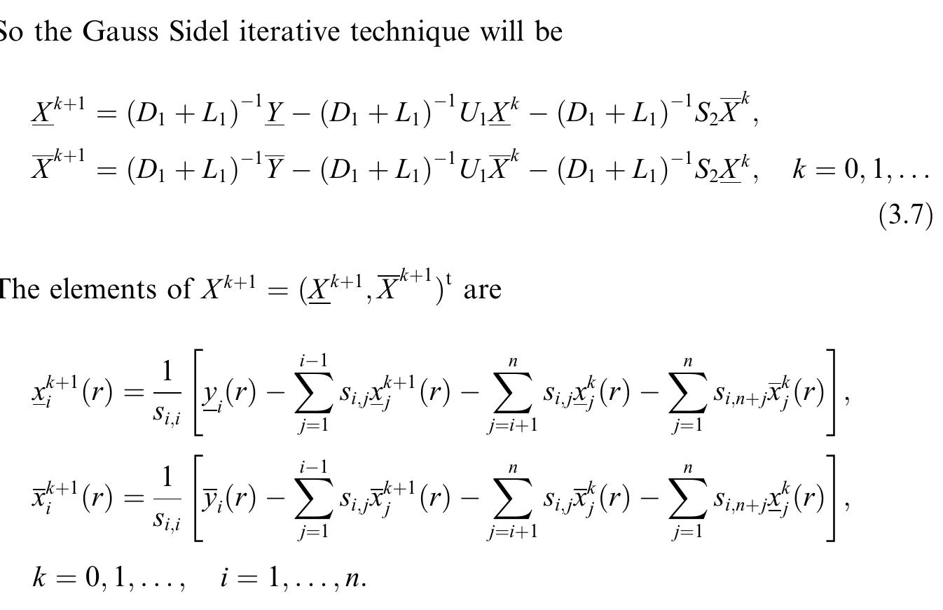 (PDF) Numerical methods for fuzzy system of linear equations