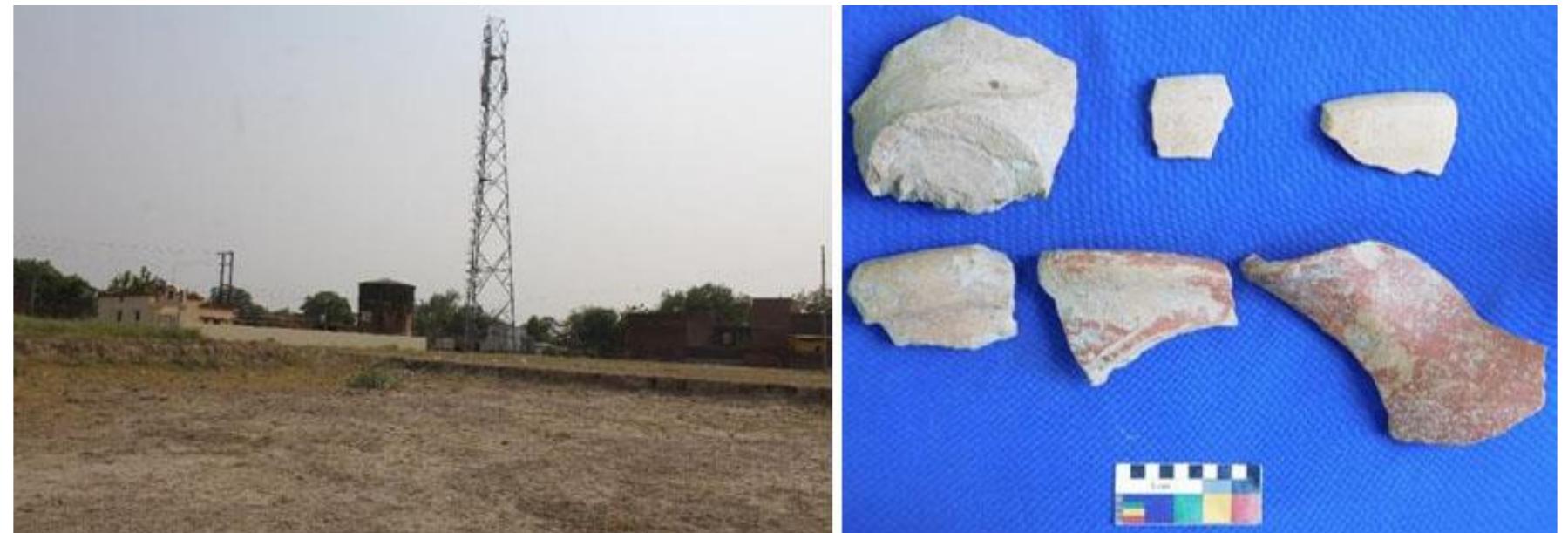 Figure 8: General view of Harsos Locality II and it’s Pottery 