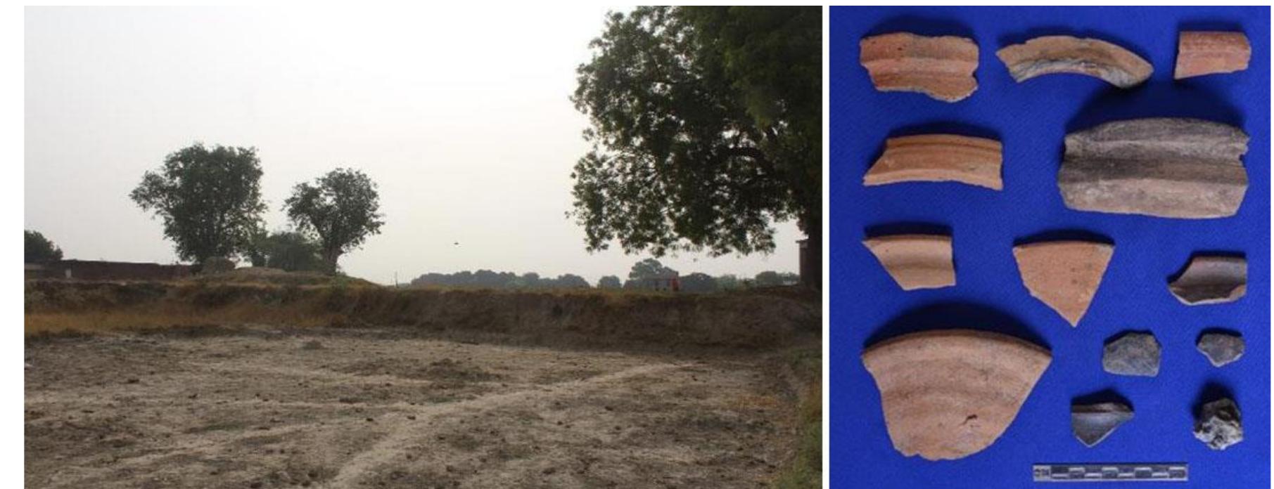 Figure 10: General view of fully destroyed site at Delhana and Pottery 