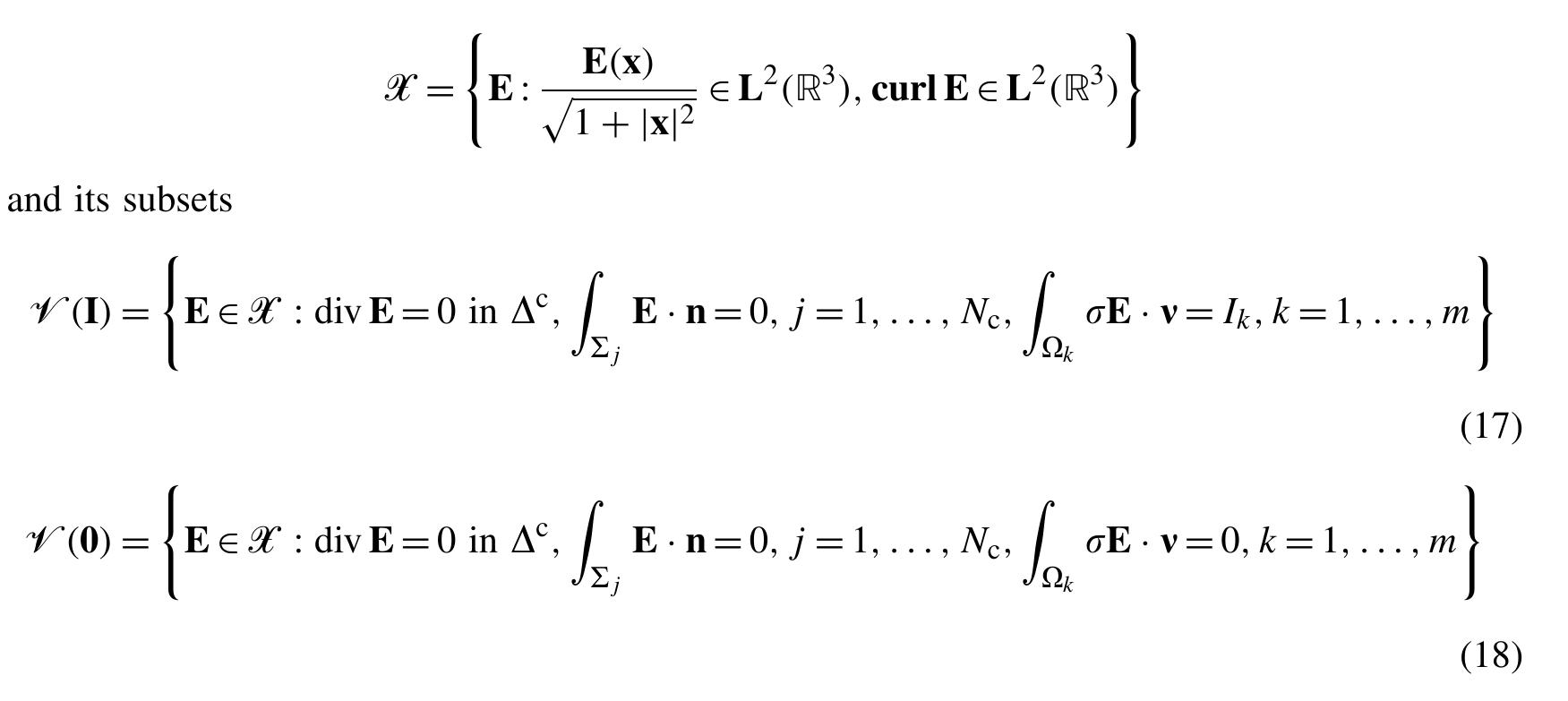Now, in order to propose a weak formulation of problem (14)-(16), we introduce some function spaces and sets. Let 2 be the Beppo—Levi space (see [13, Section 2.5.4])  Int. J. Numer. Meth. Engng 2007; 71:856-878 DOI: 10.1002/nme  Copyright © 2006 John Wiley & Sons, Ltd.  2.2. Weak formulation 
