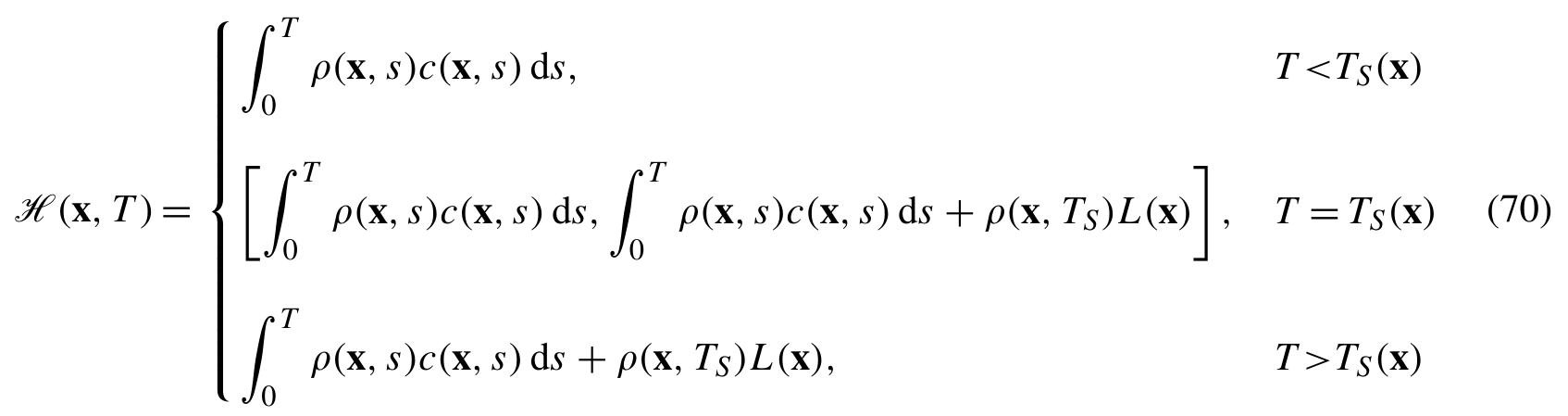 and #(x, T) is the multivalued function given by  p being the density, c the specific heat and L the latent heat, i.e. the heat per unit mass necessary to achieve the change of state at temperature Ts.  a, aS ae  The computational domain of the thermal model is again a radial section of the workpiece here denoted by Qo (see Figure 10). The boundary of Qo splits into two parts: the symmetry axis I’, and the rest, denoted by [2 We consider the following boundary conditions:  Figure 10. Computational domain for the thermal problem. 