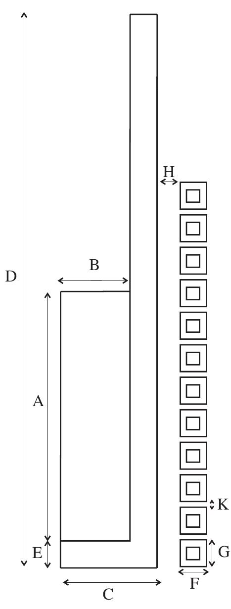 Figure 11. Geometry of the induction furnace. 