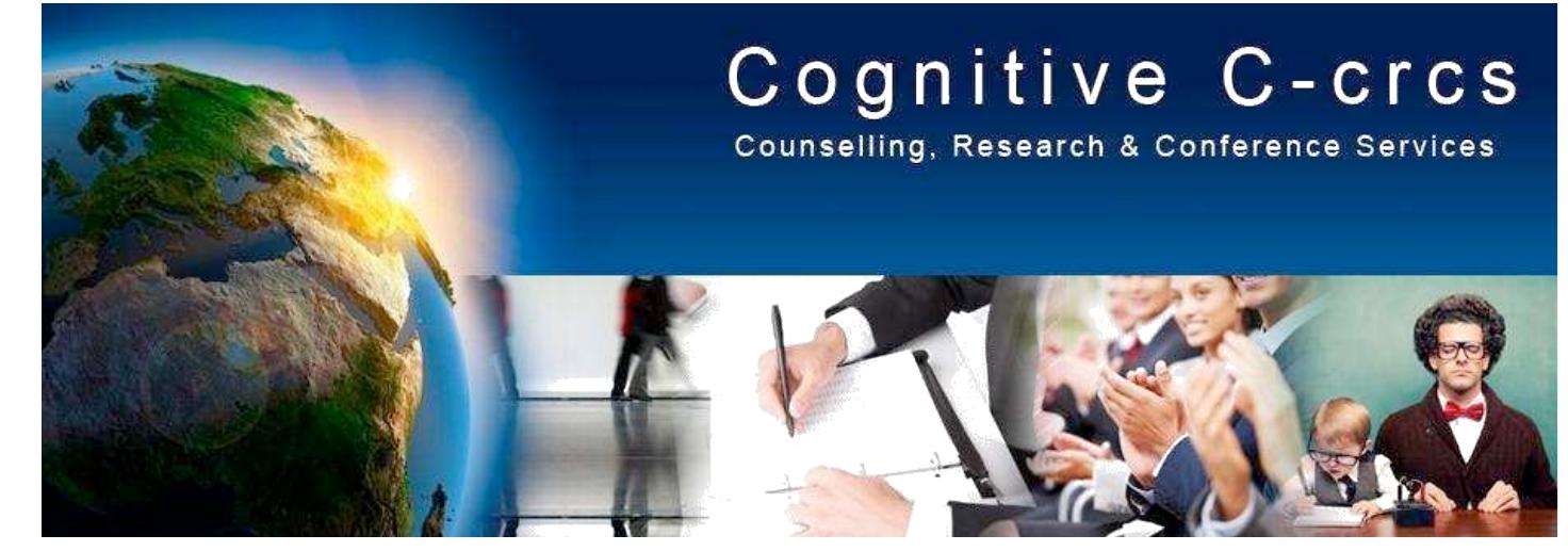 C-CICS Cognitive - Counselling Research & Conference Services (eISSN: 2301-2358)  Volume I 