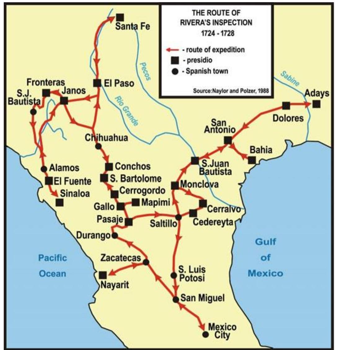 PDF) Military or Missionary Map? The First Topographic Map of Northern New  Spain (1725–1729).