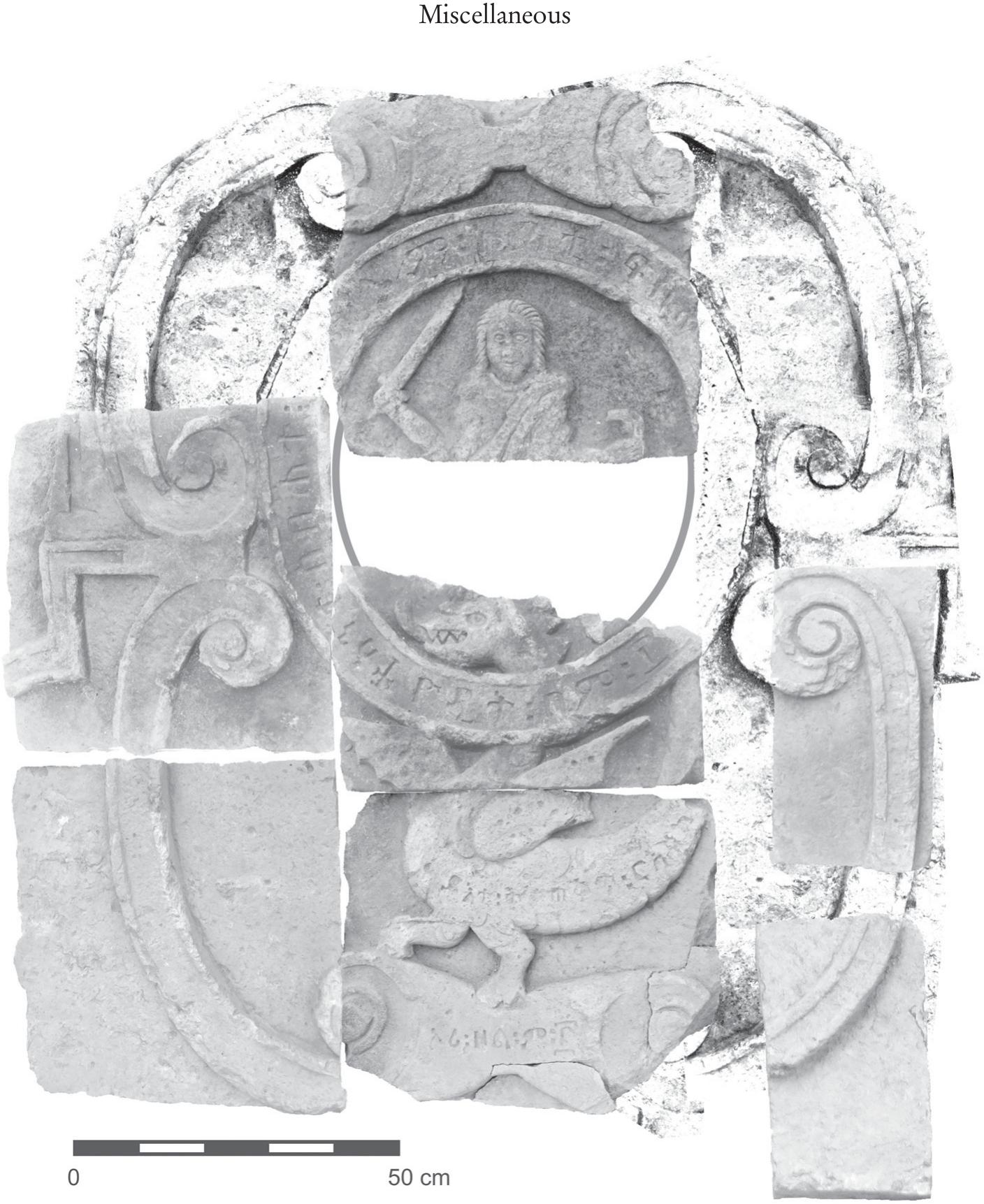 Dragón Inscription Relief of judith beheading holofernes and the dragon with
